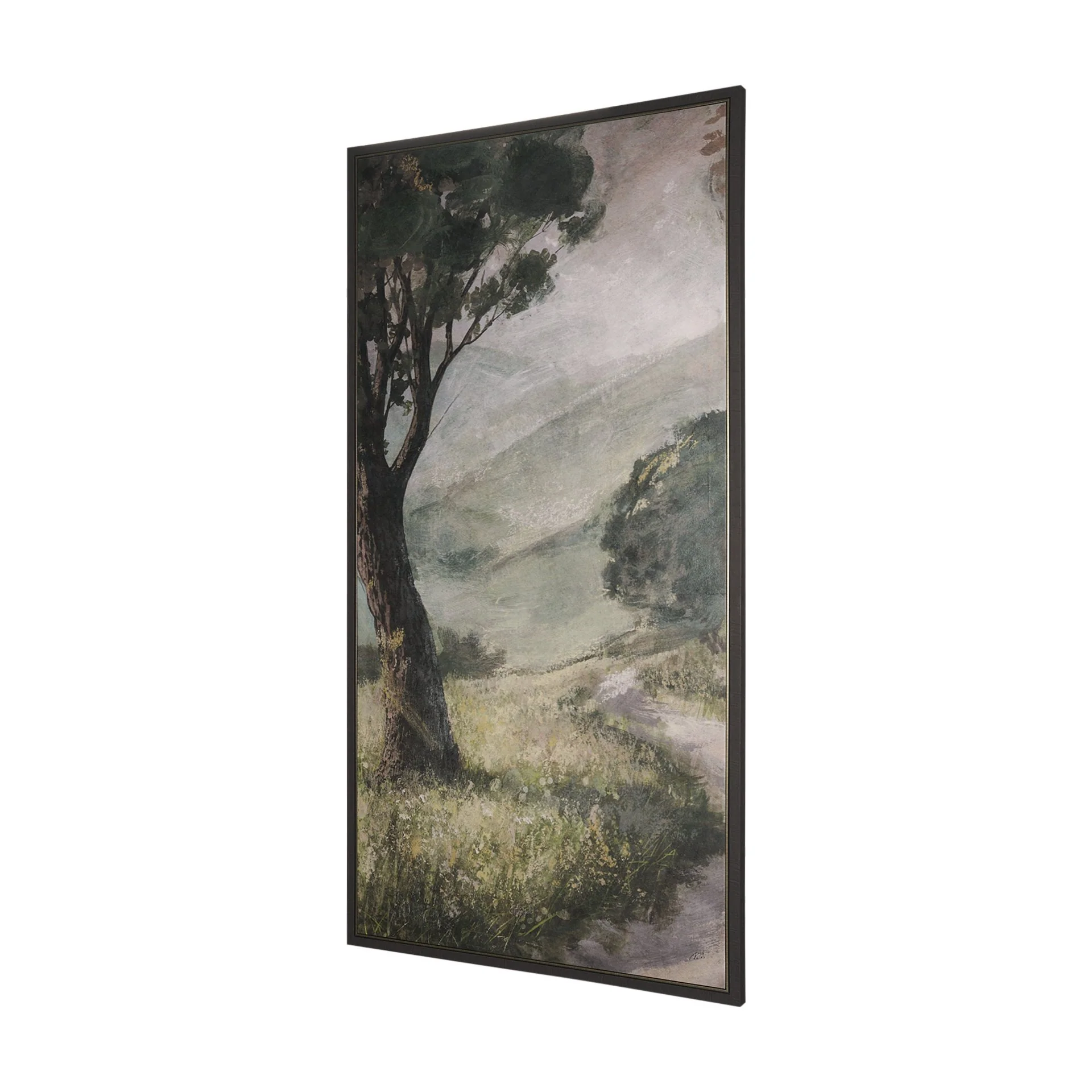 Silent Forest Textured Framed Canvas Artwork - Image 4