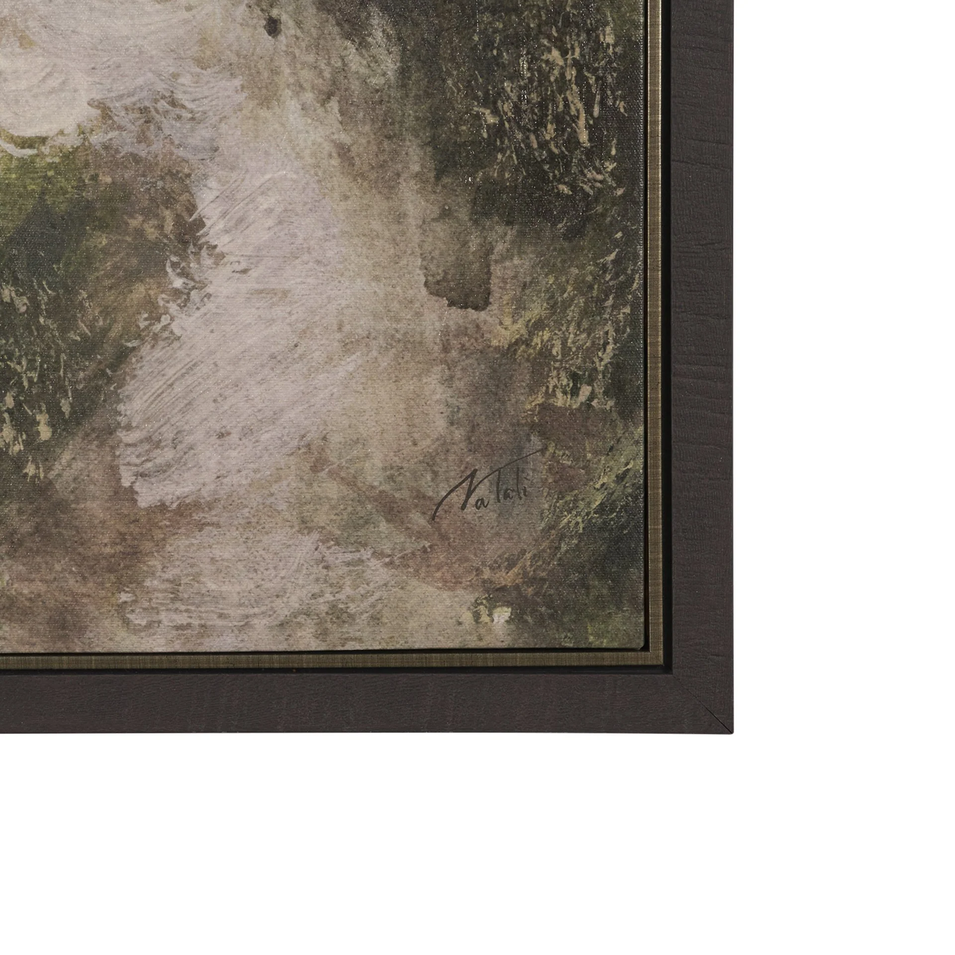 Silent Forest Textured Framed Canvas Artwork - Image 5