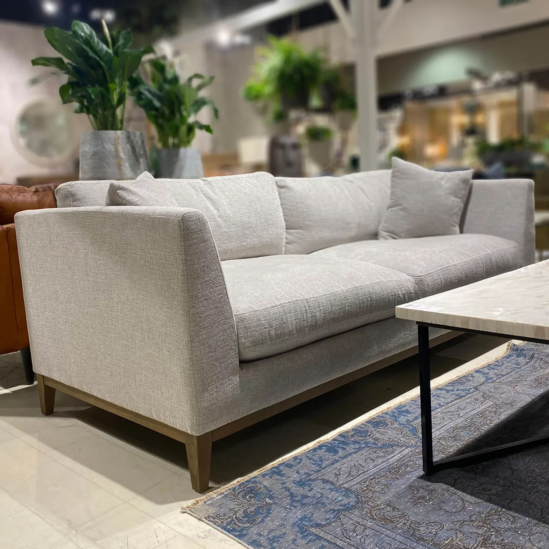 Sirella Sofa - Woven Tweed Neutral - Image 6