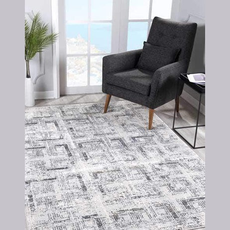 Skylar Rug - 201119 - Cream Grey - Image 2