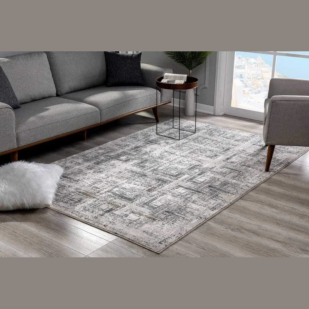 Skylar Rug - 201119 - Cream Grey - Image 3