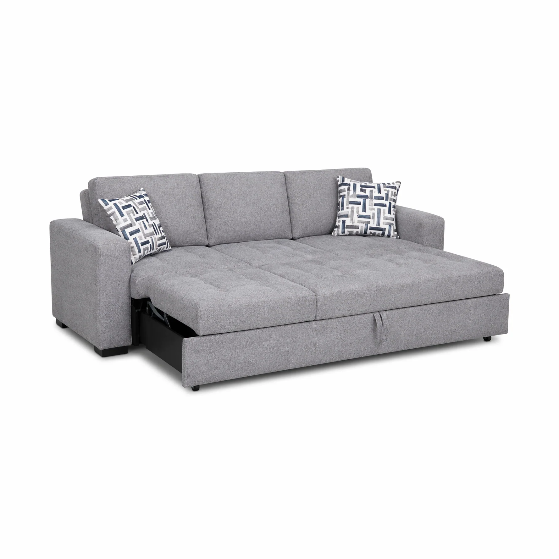 Sloane Pull-Out Sleeper Sofa with 2 Toss Pillows - Image 3
