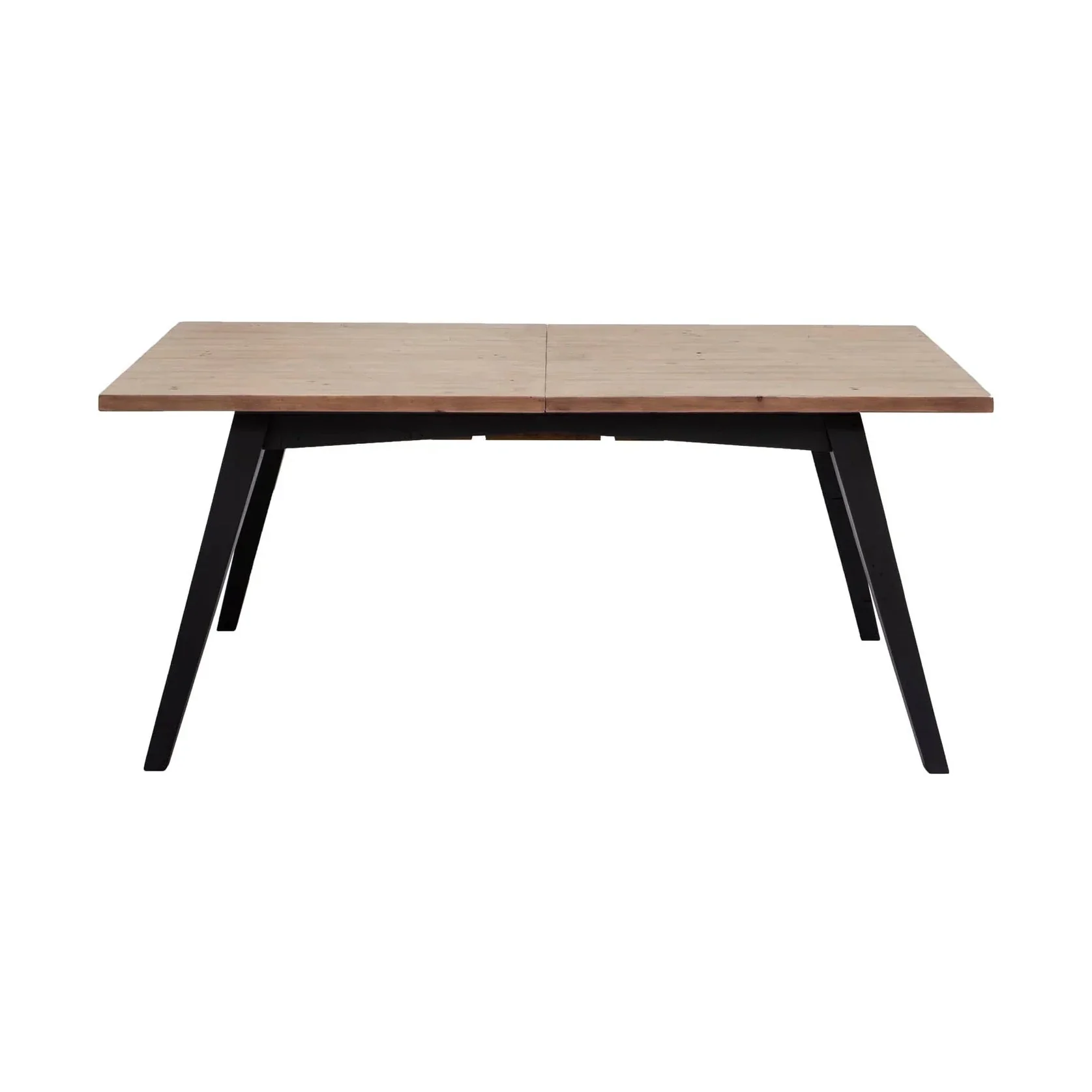 Sorella Extension Dining Table - Sundried Wheat Matte Black