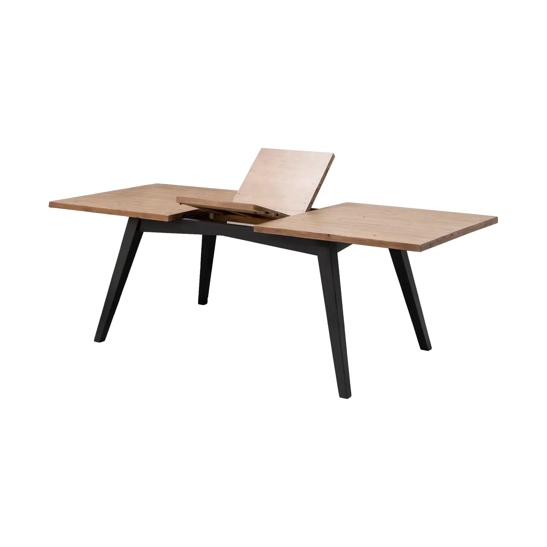 Sorella Extension Dining Table - Sundried Wheat Matte Black - Image 3