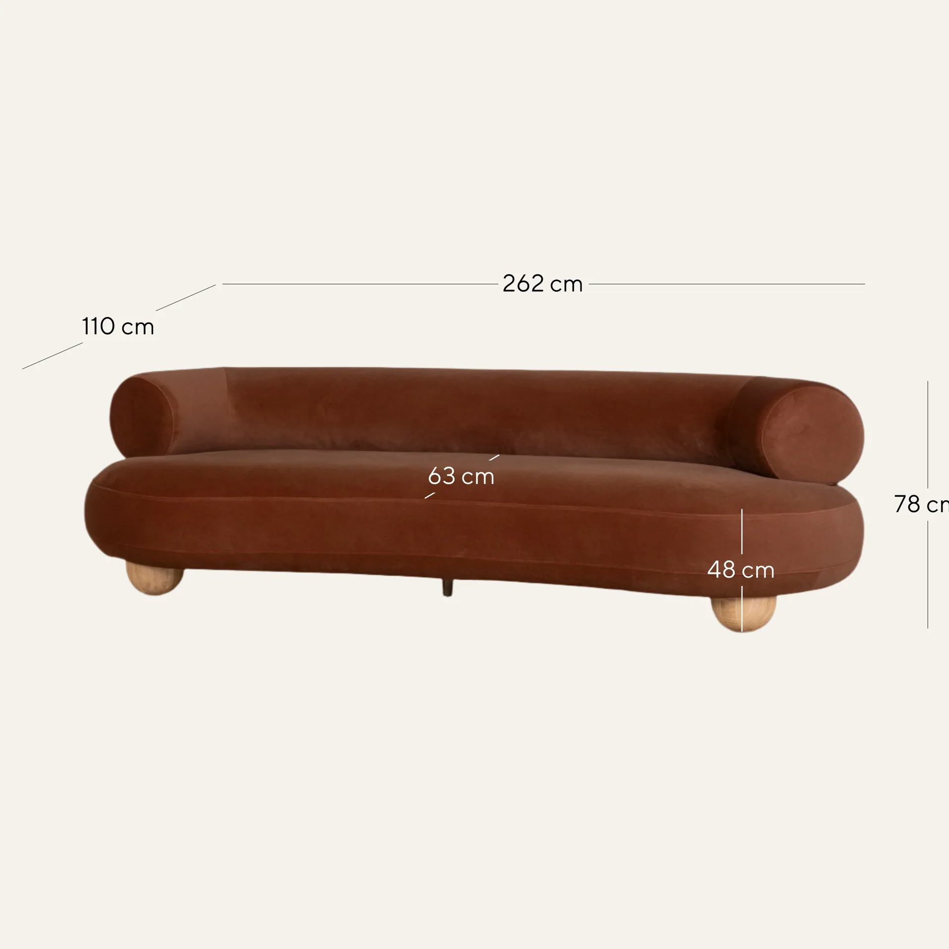 Stellan Curve Large Sofa - Image 6