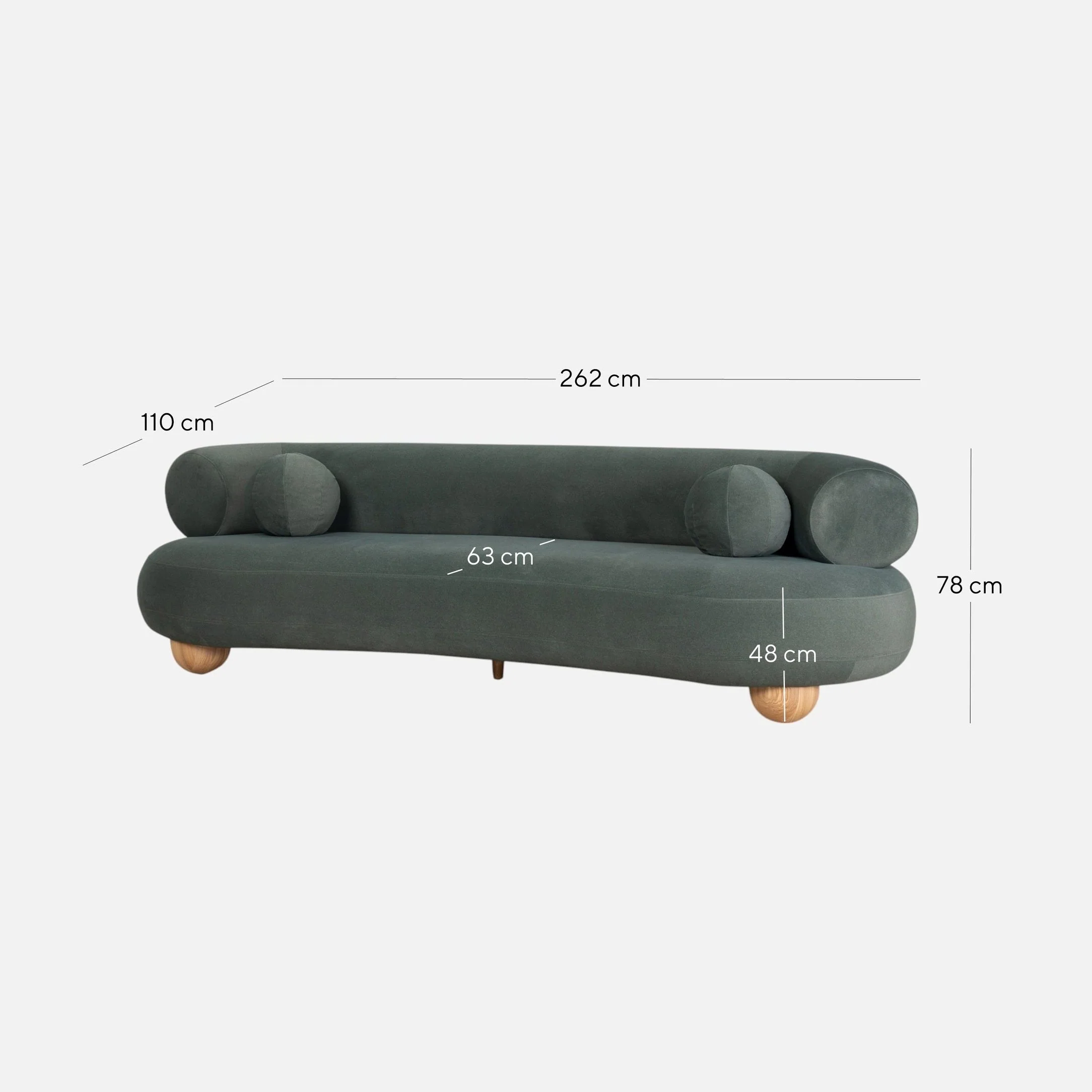 Stellan Curve Large Sofa - Image 7