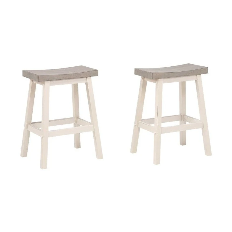Stilla Solid Wood Saddle Counter Stool - Image 3