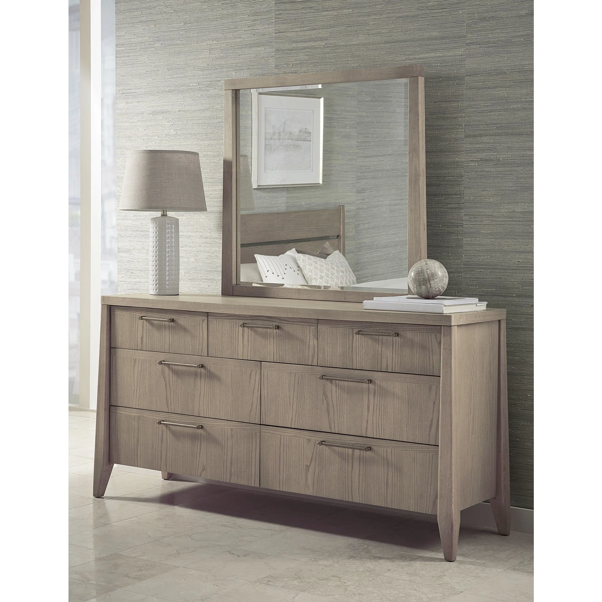 Sumire Seven Drawer Ash Wood Dresser in Ginger - Image 3