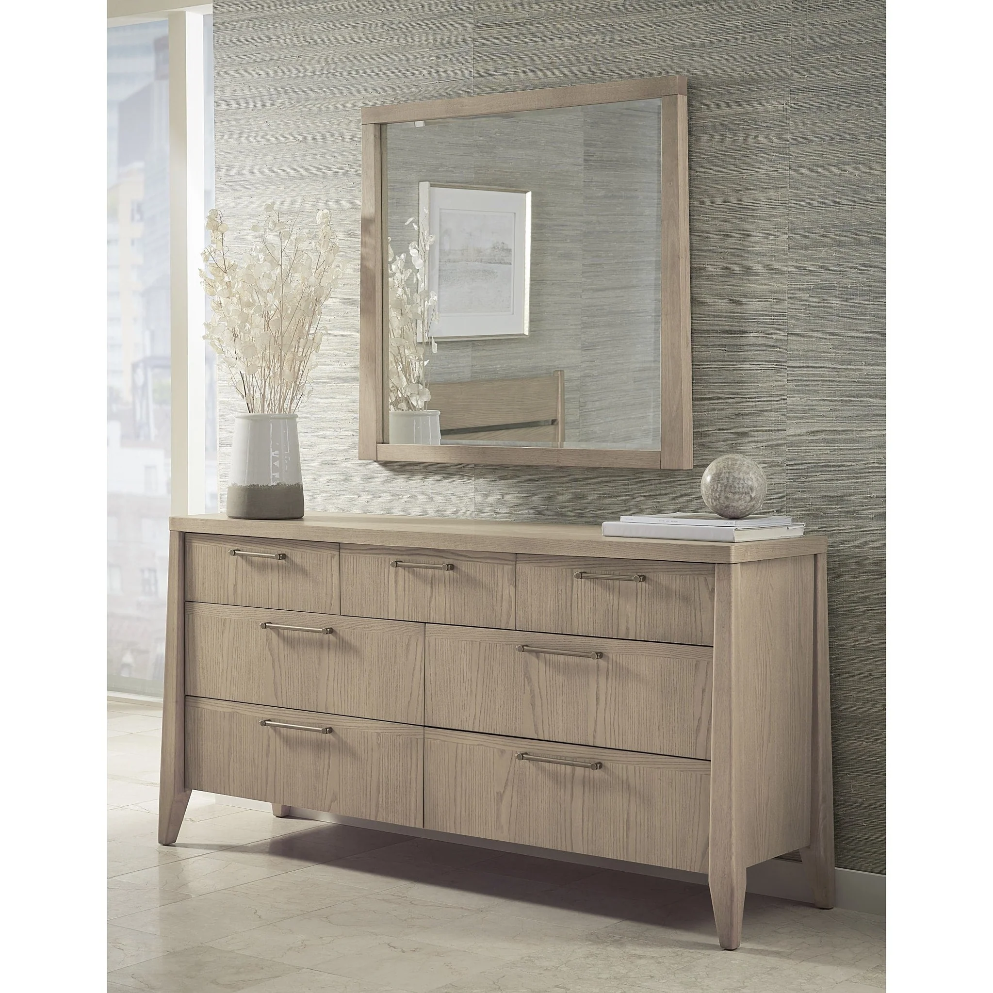 Sumire Wall or Dresser Mirror in Ginger - Image 3