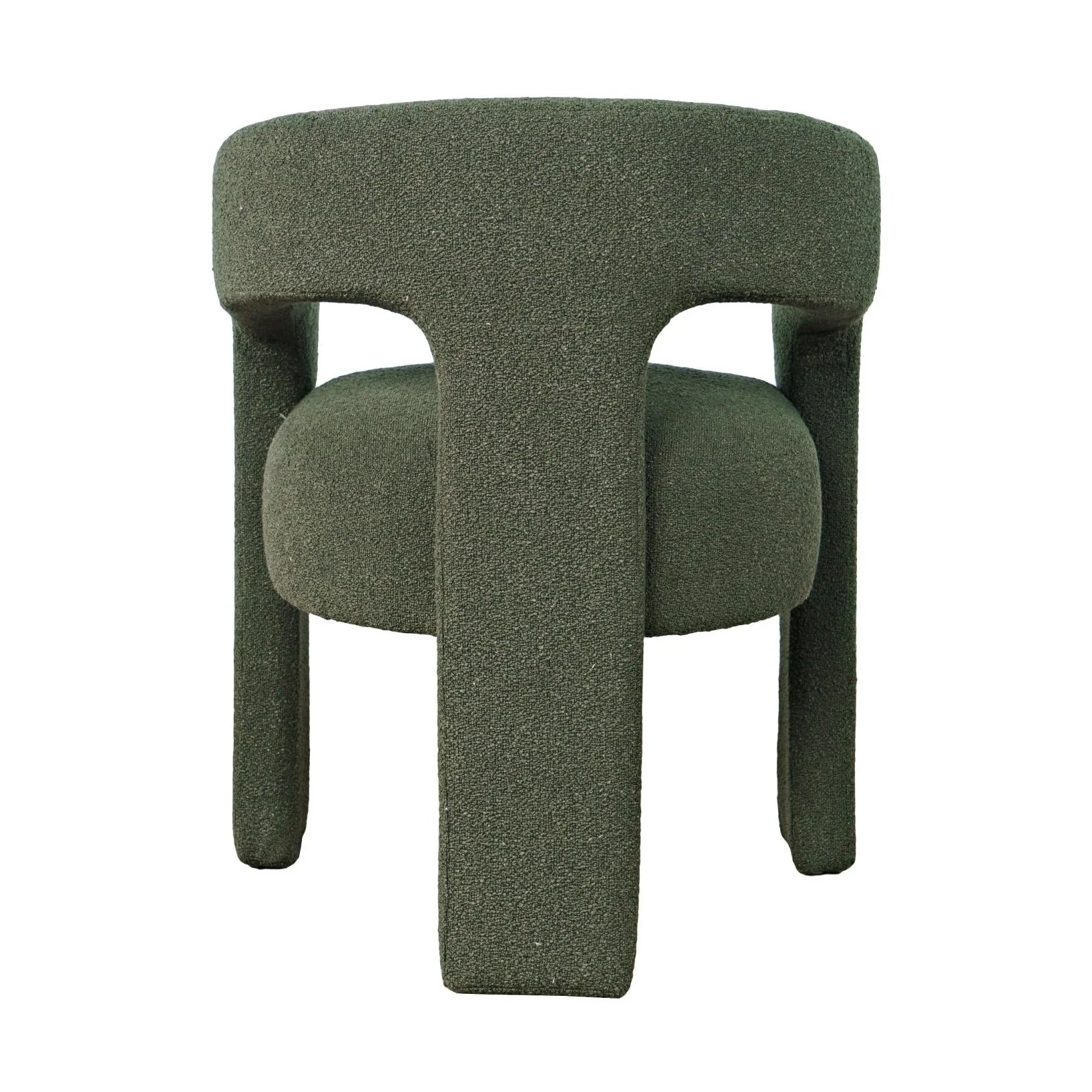 Sven Upholstered Dining Chair in Bouclé Fabric - Image 4