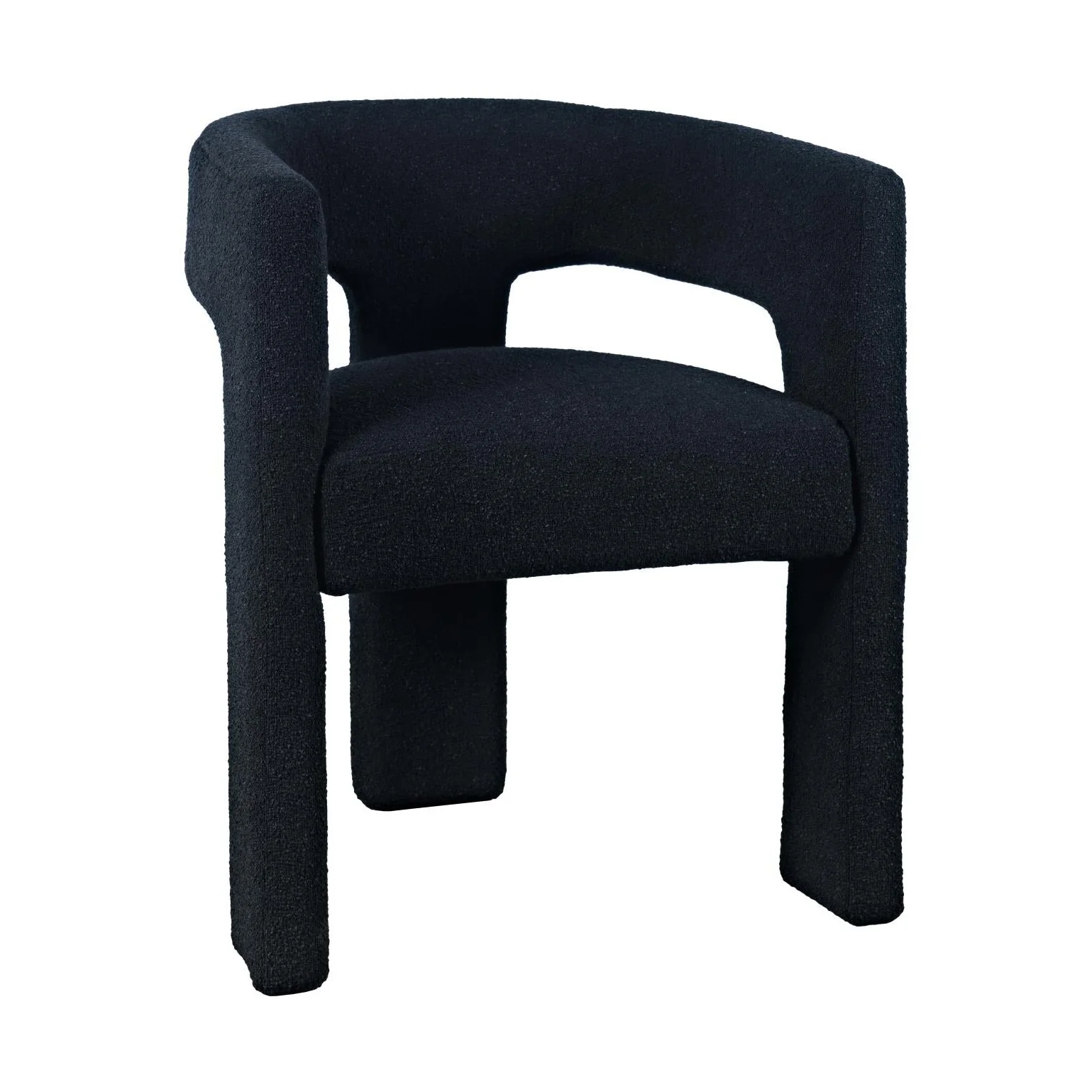 Sven Upholstered Dining Chair in Bouclé Fabric - Image 8