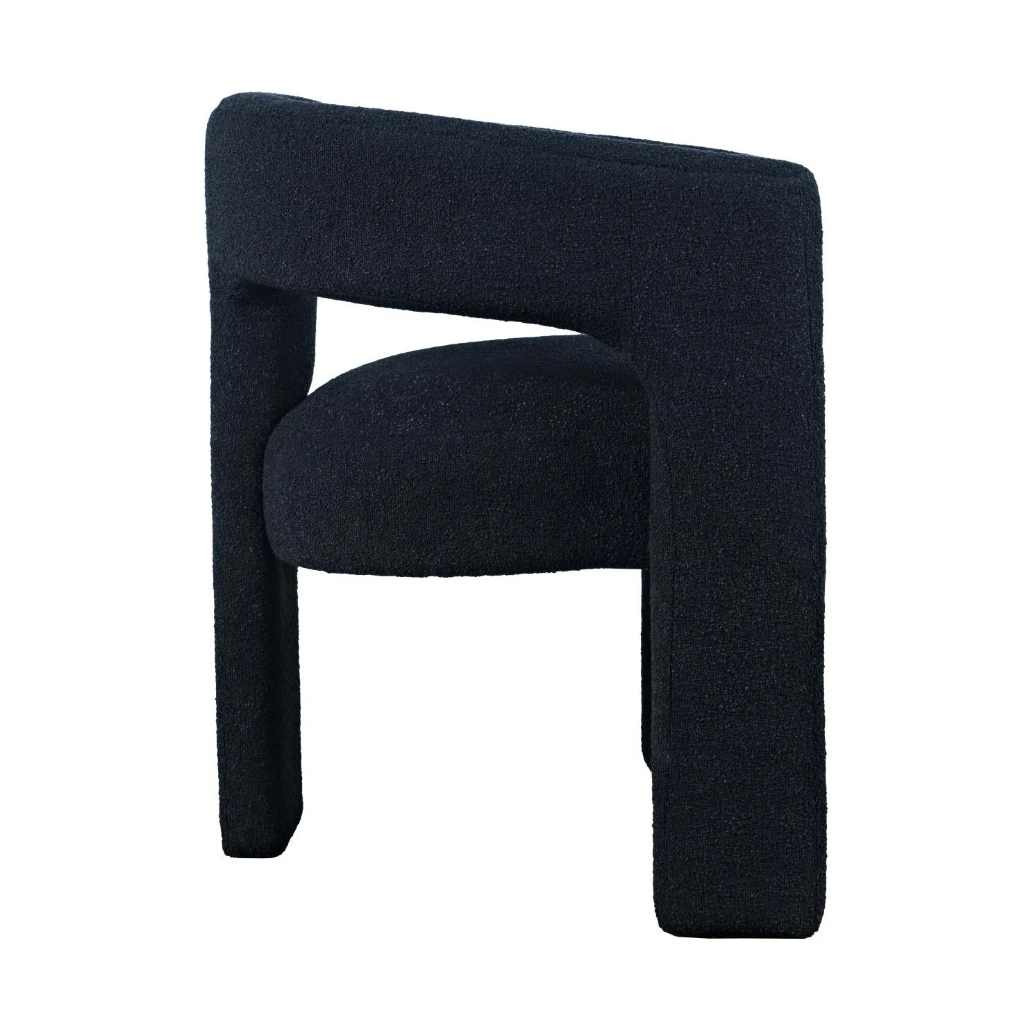 Sven Upholstered Dining Chair in Bouclé Fabric - Image 9