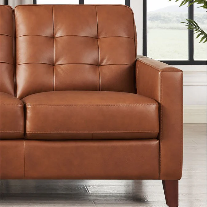 Tallon Genuine Leather Loveseat - Image 4