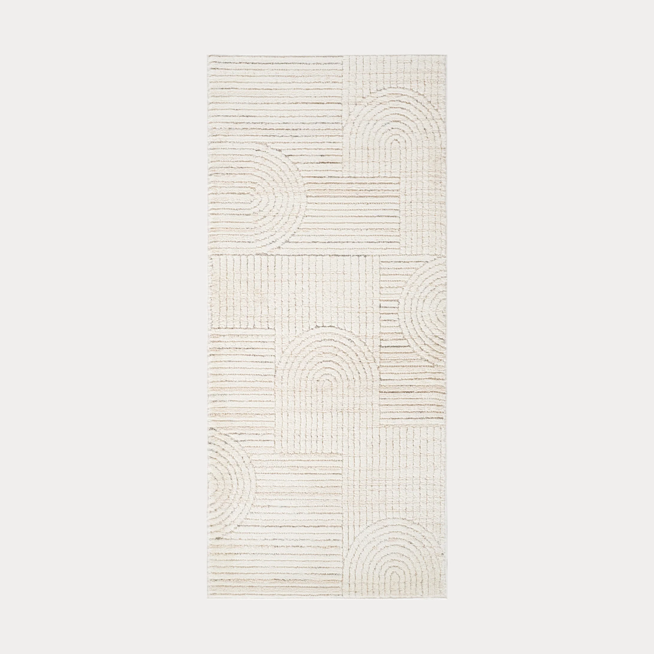 Tulum Beige Geometric Indoor Area Rug - Image 13