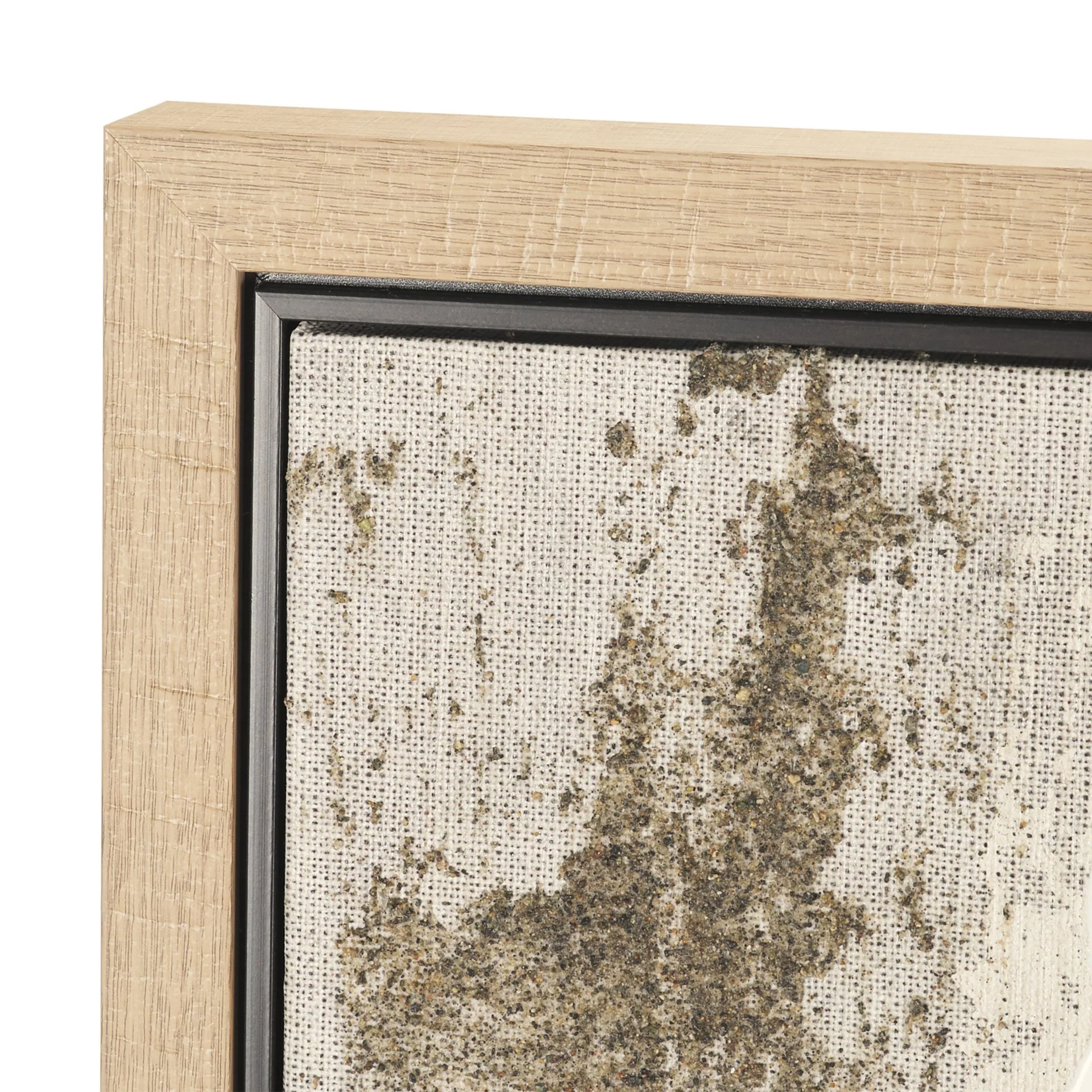 Textural Echo Framed Canvas Artwork - Image 4