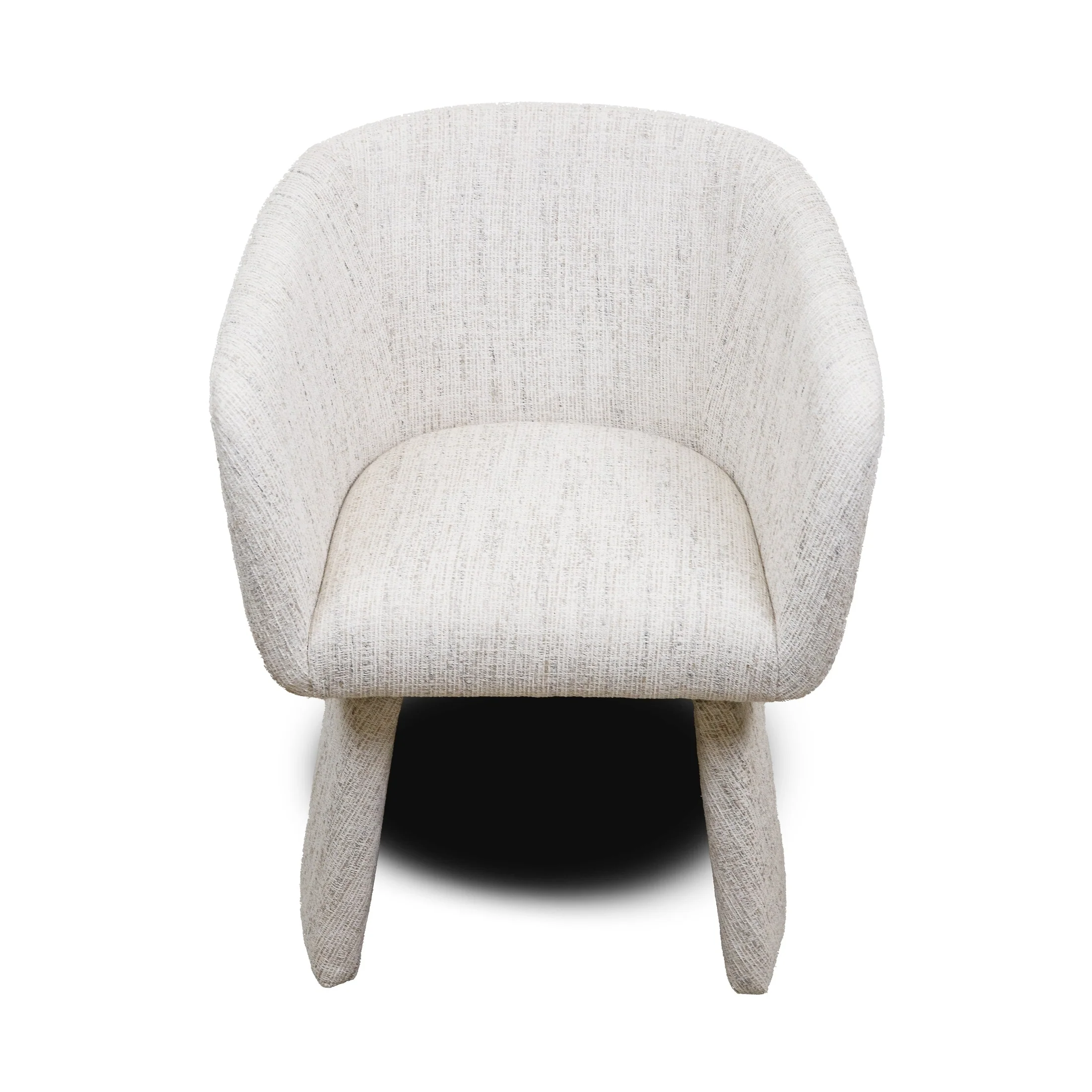 Thaila Full Fabric Swivel Dining Chair - Image 4