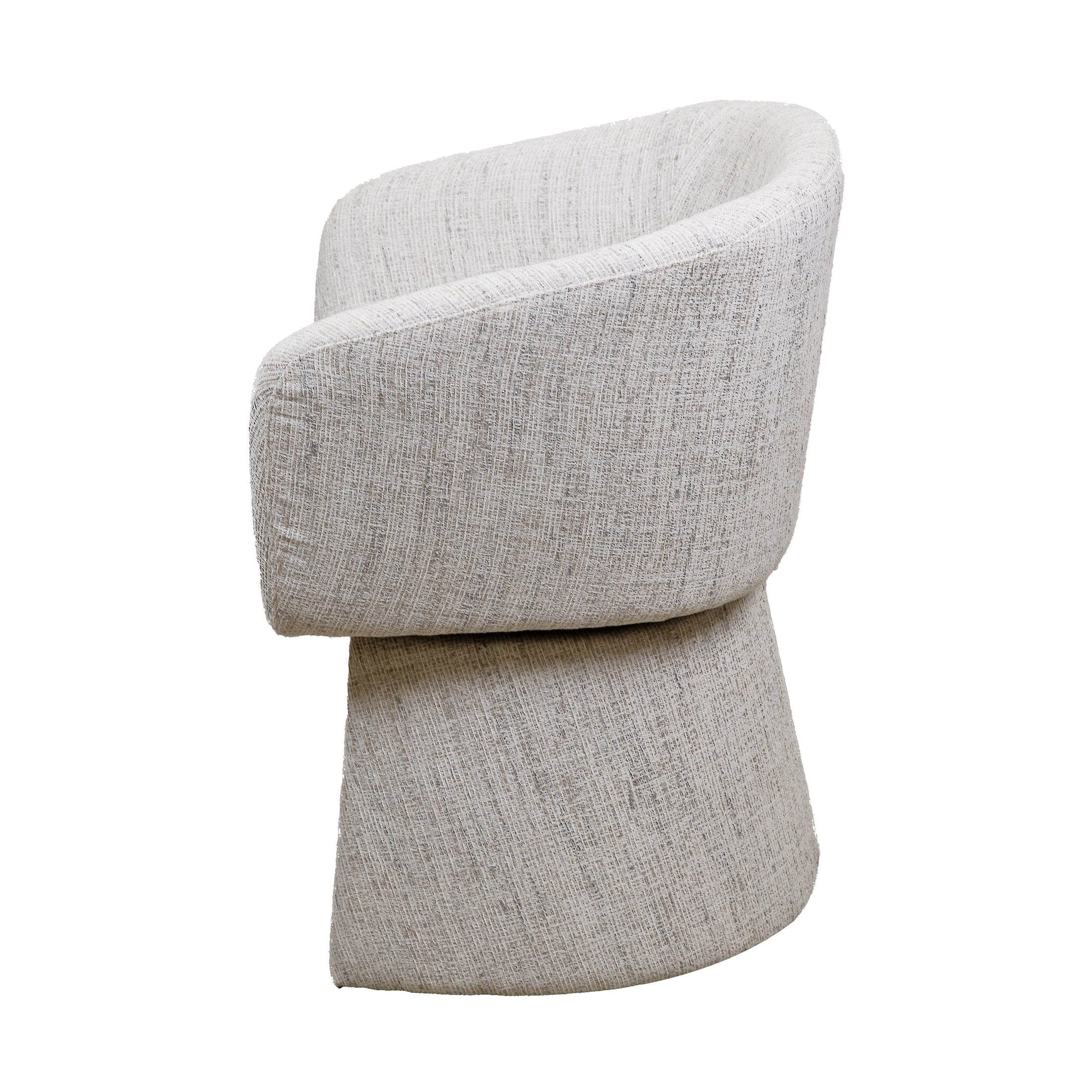 Thaila Full Fabric Swivel Dining Chair - Image 5
