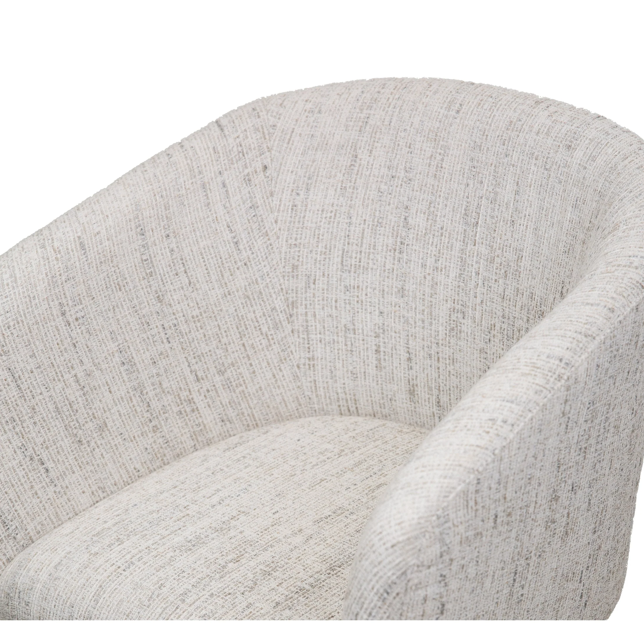 Thaila Full Fabric Swivel Dining Chair - Image 8