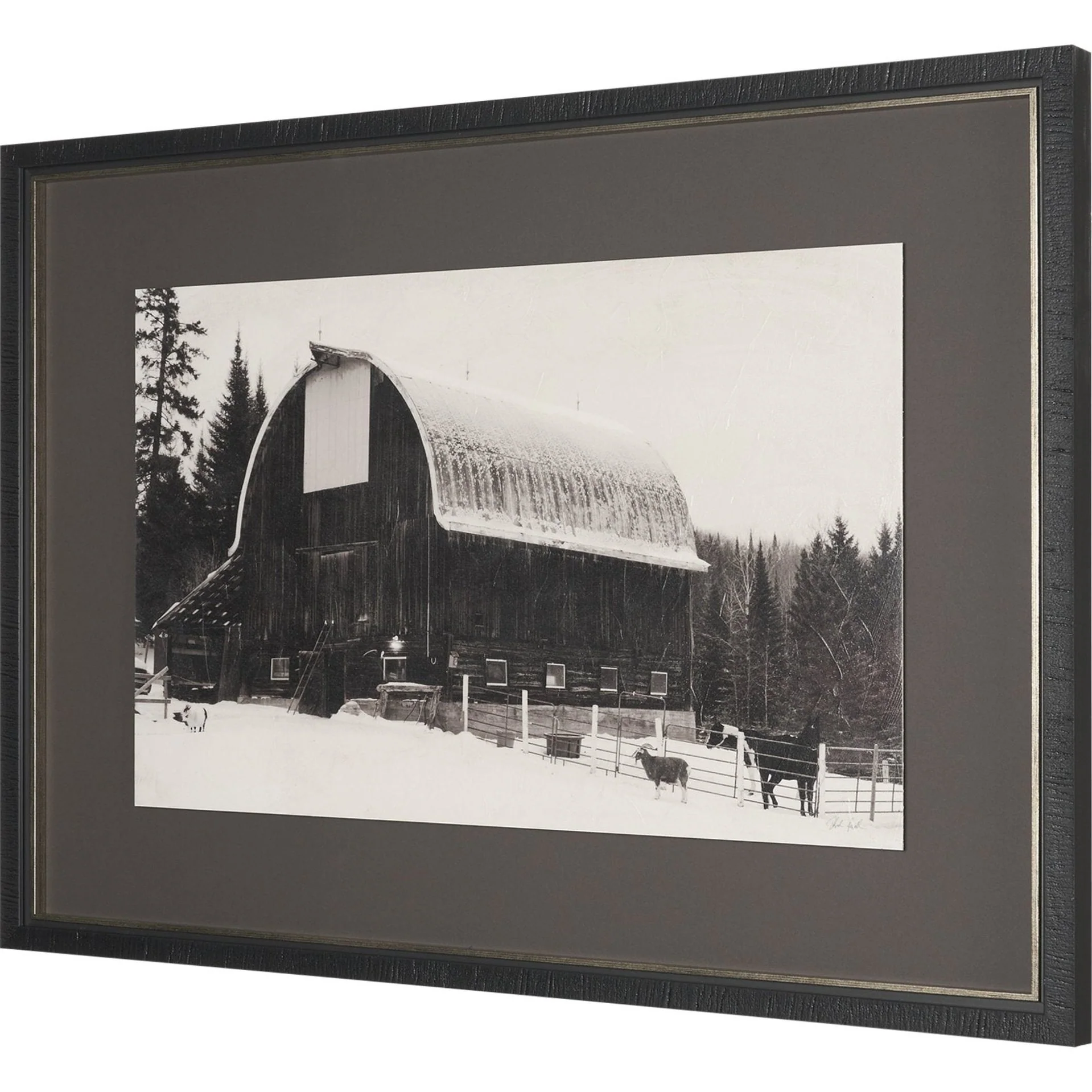 The Farm Textured Framed Art Print - Image 2