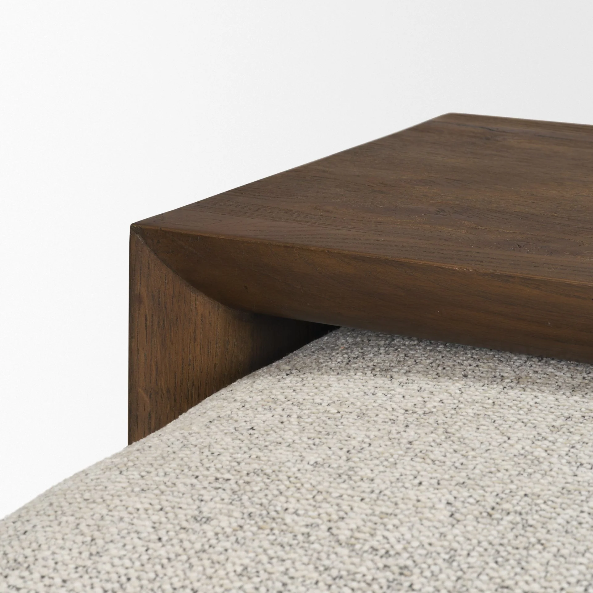 Trayden Gray Fabric w/ Brown Slider Top Coffee Table - Image 10