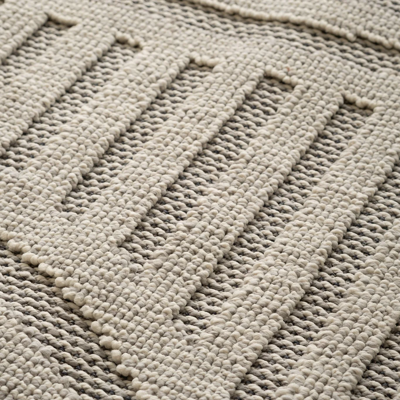 Utopia Grey Modern Wavy Lines Area Rug - Image 5