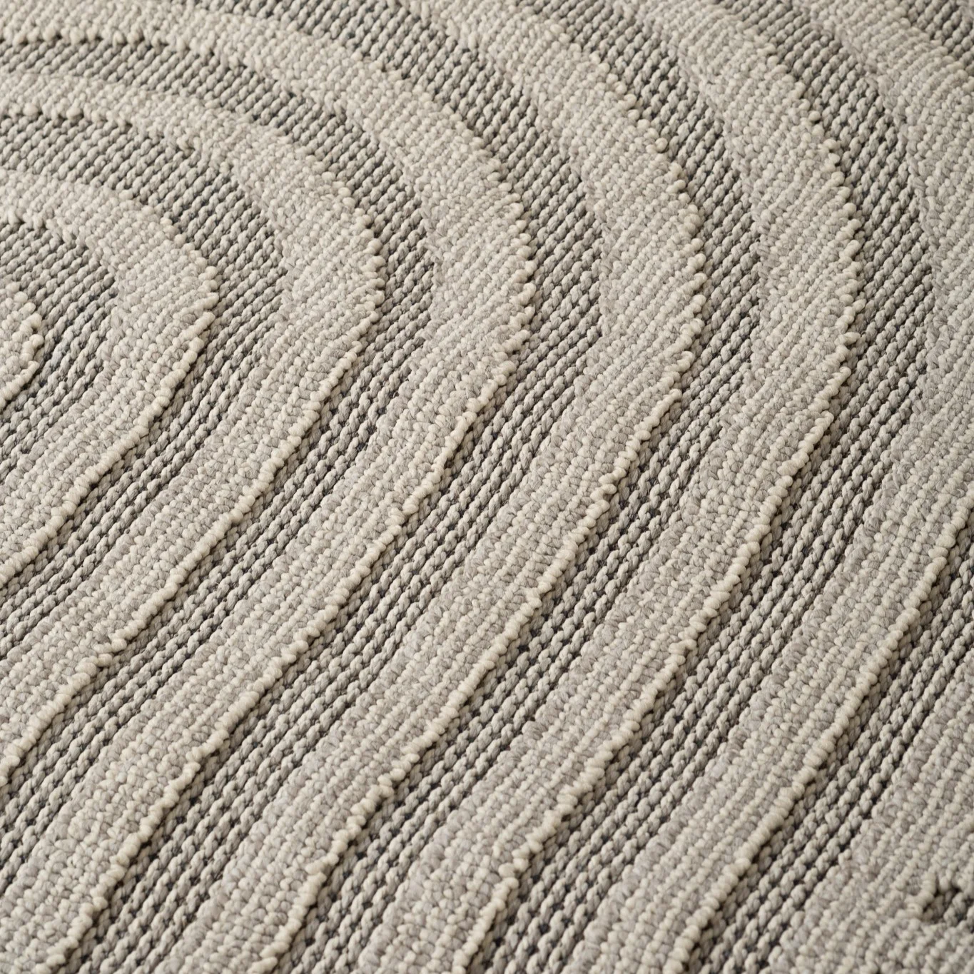 Utopia Grey Modern Wavy Lines Area Rug - Image 6