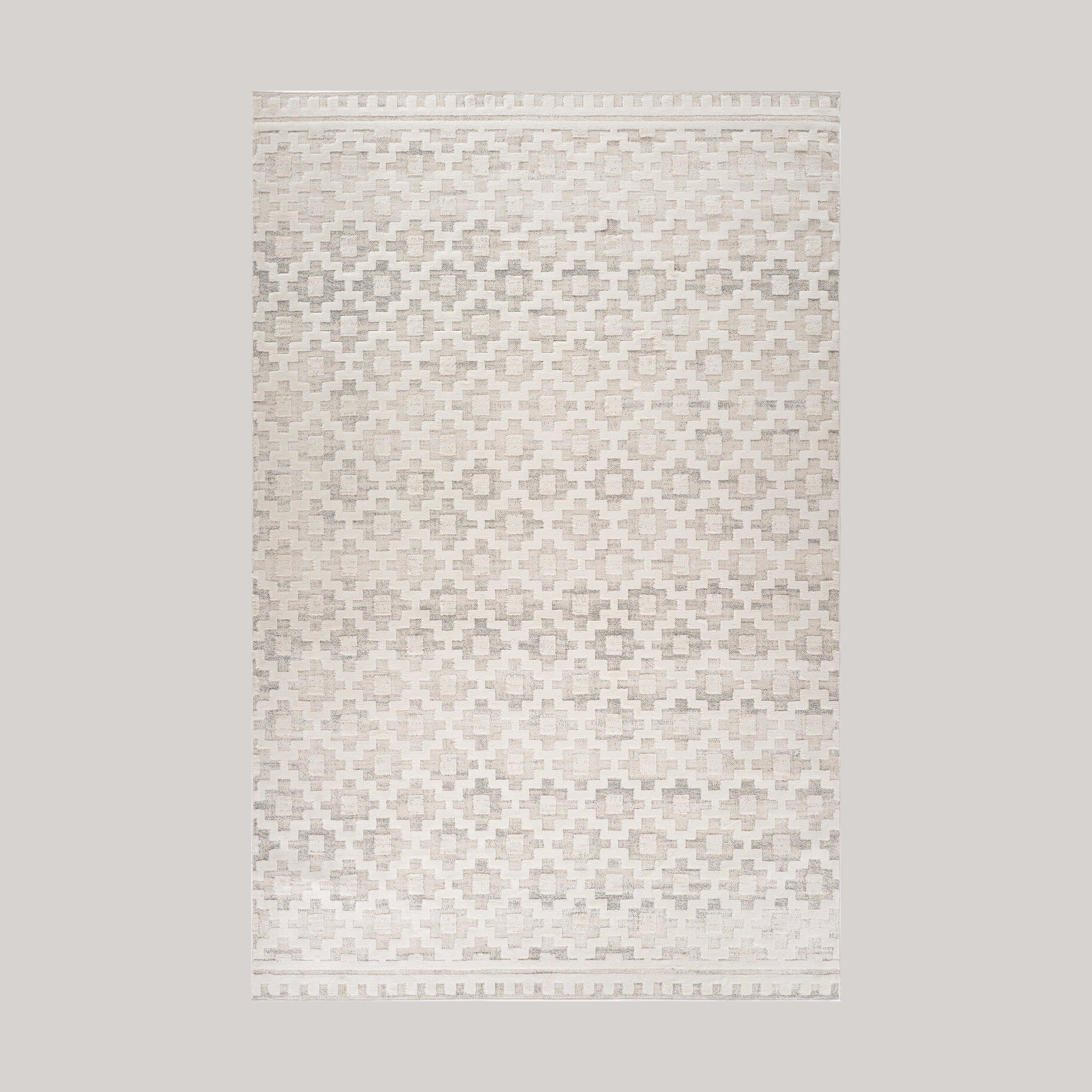 Tulum Beige Abstract Lines Area Rug - Image 12