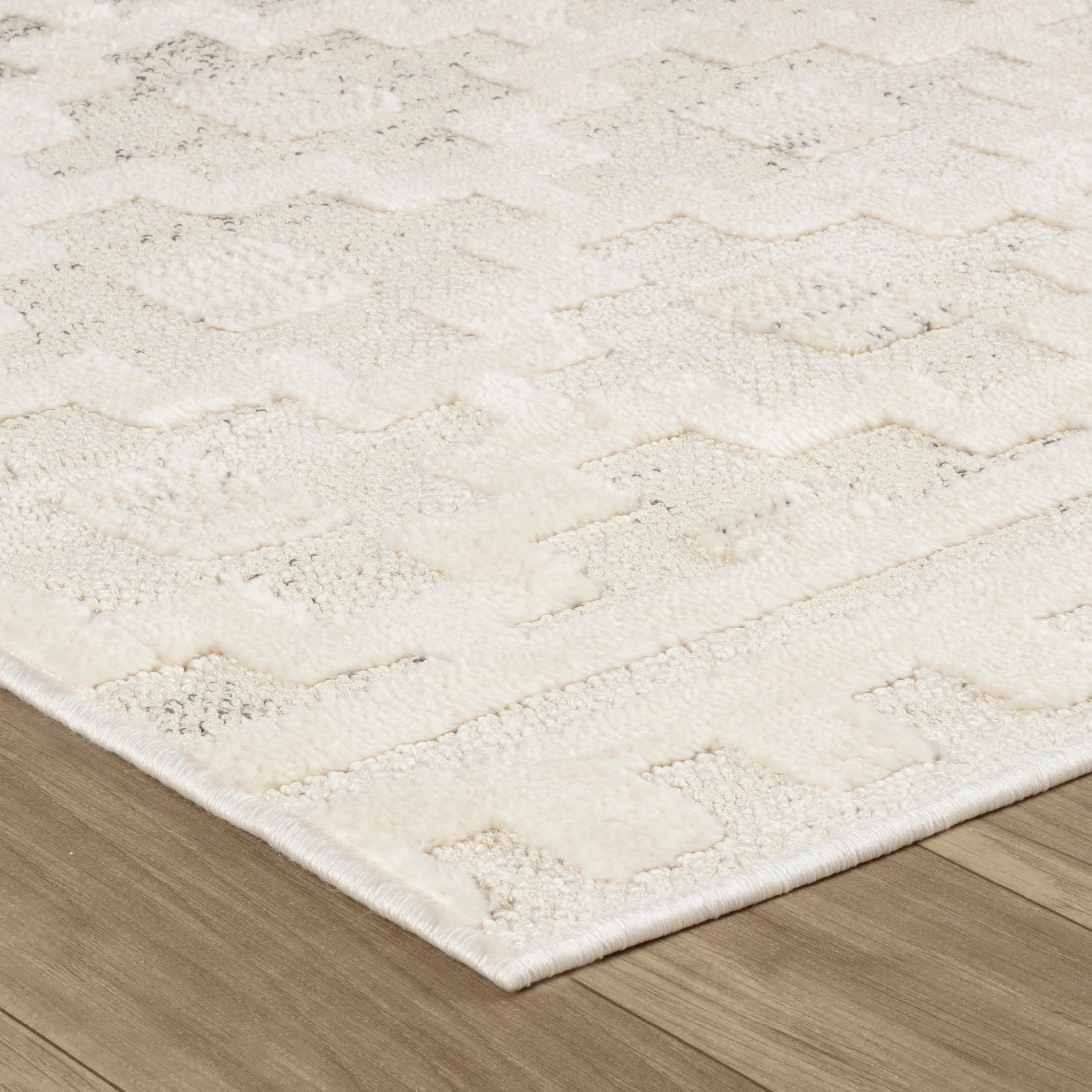 Tulum Beige Abstract Lines Area Rug - Image 5