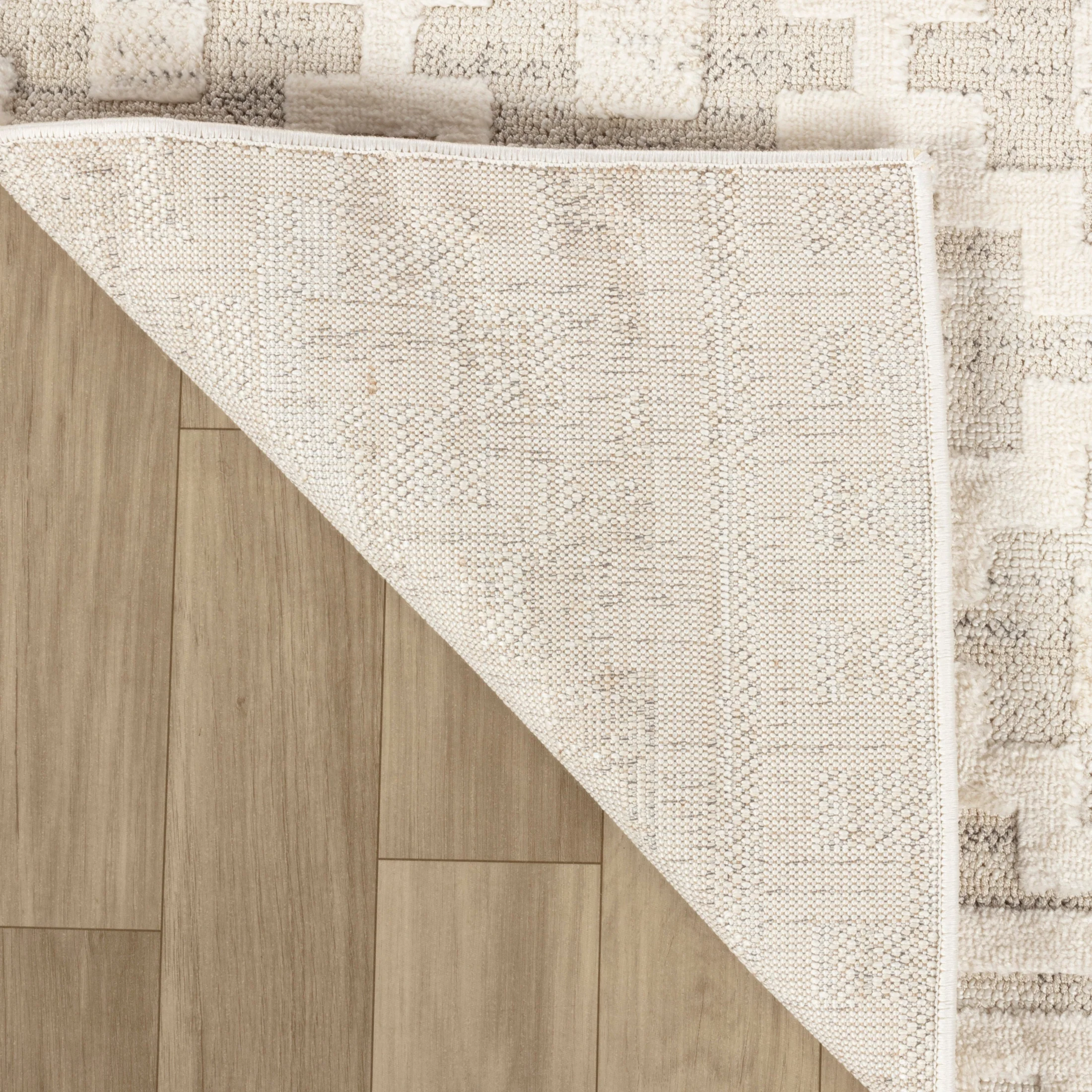 Tulum Beige Abstract Lines Area Rug - Image 7