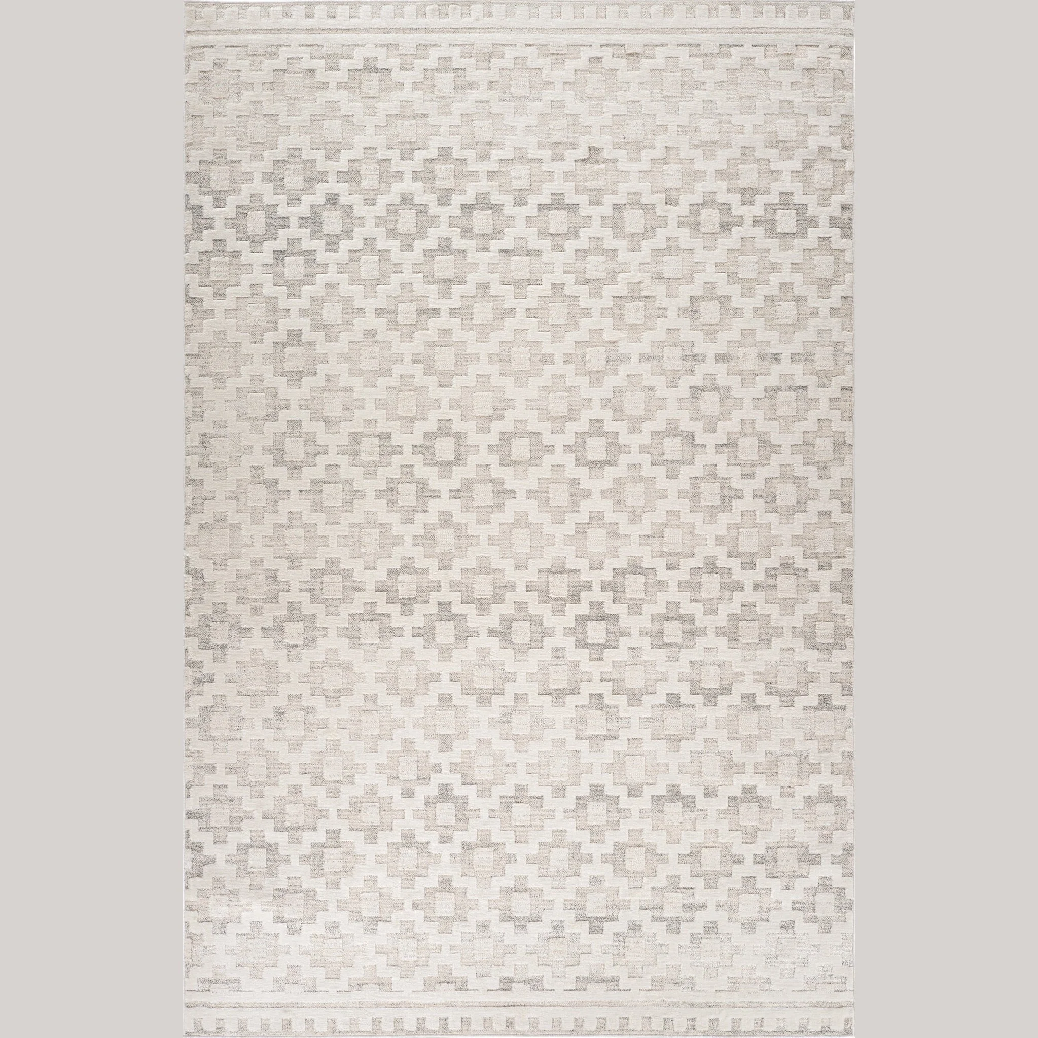 Tulum Beige Abstract Lines Area Rug - Image 8
