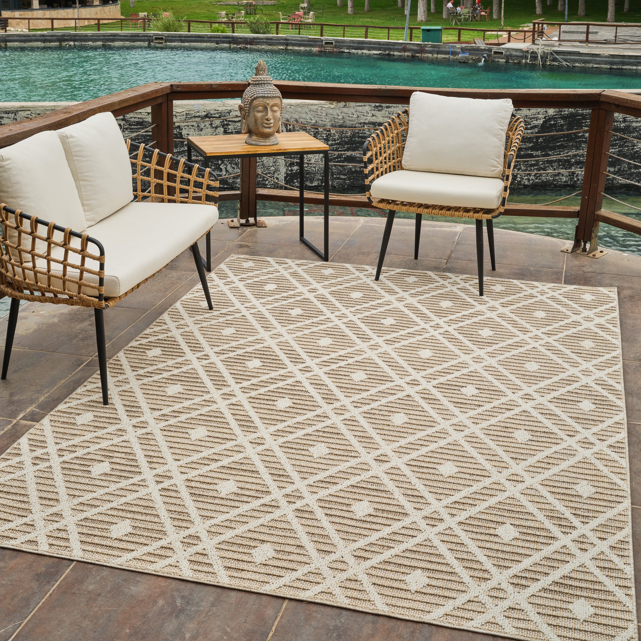 Utopia Brown Vintage Medallion Area Rug - Image 5
