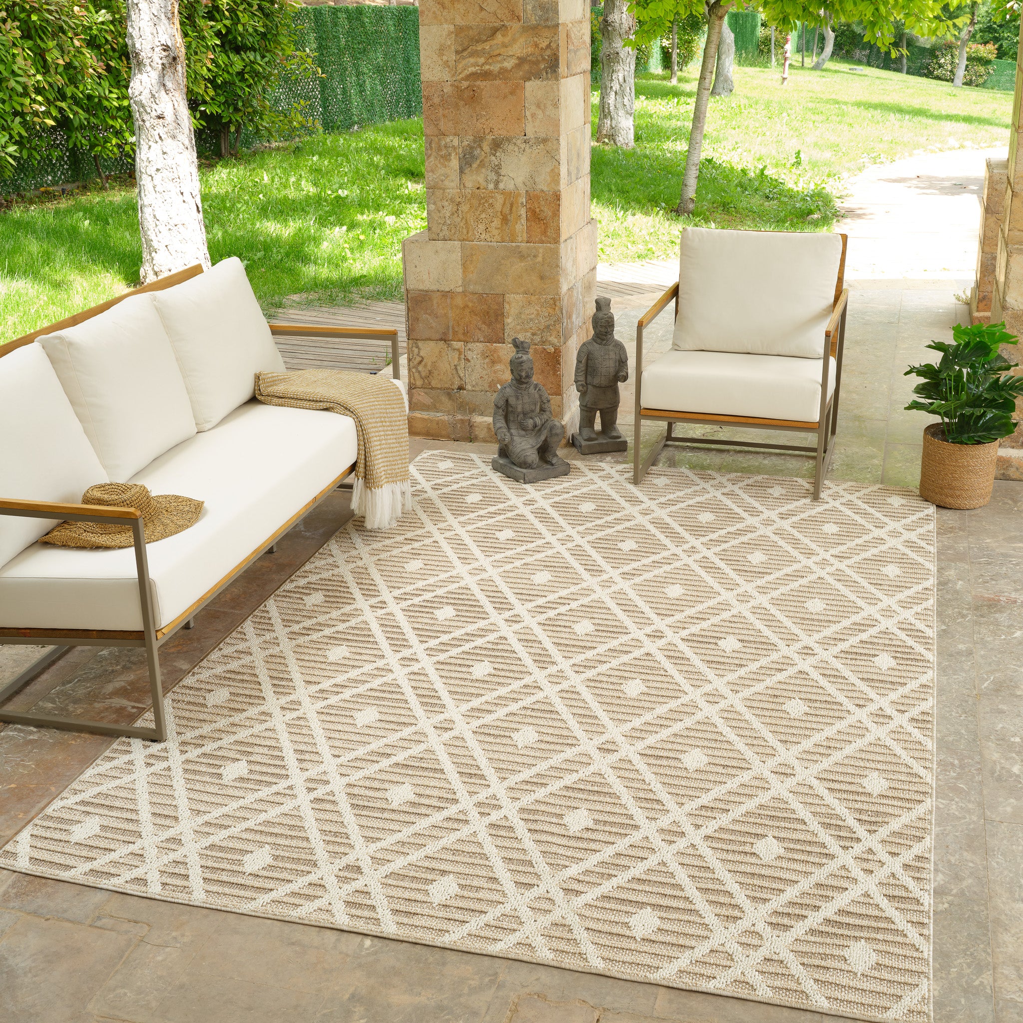 Utopia Brown Vintage Medallion Area Rug - Image 6