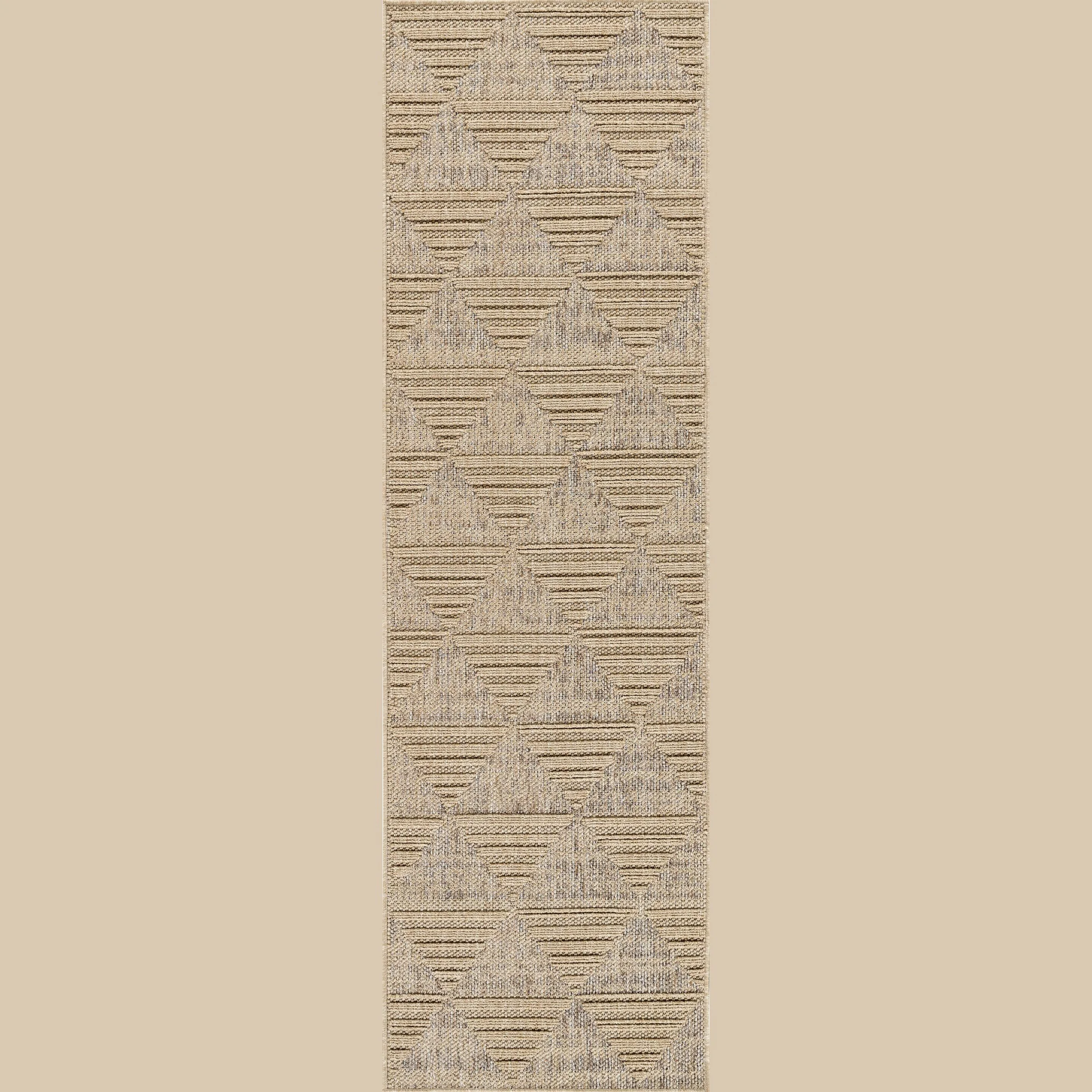 Utopia Beige Geometric Modern Area Rug - Image 13