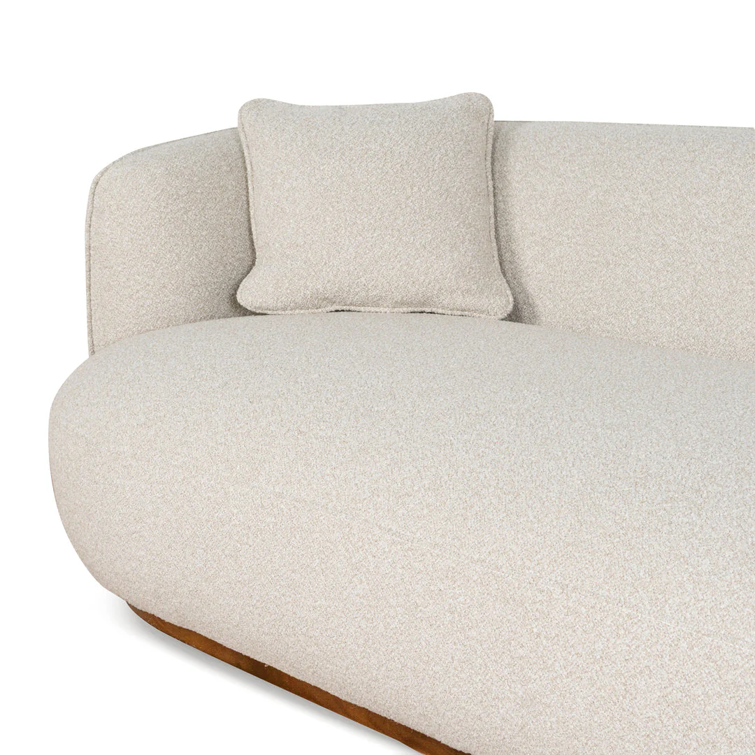 Vaila Premium Boucle Sofa w/2 Pillows - Image 6