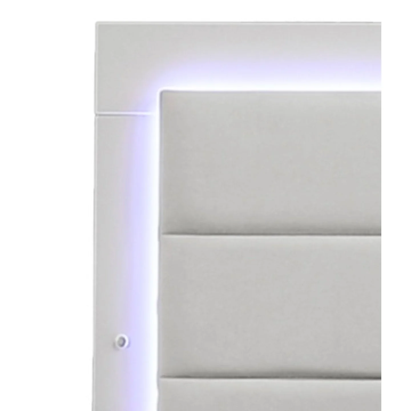 Vanah Glossy White Queen Bed - Image 2