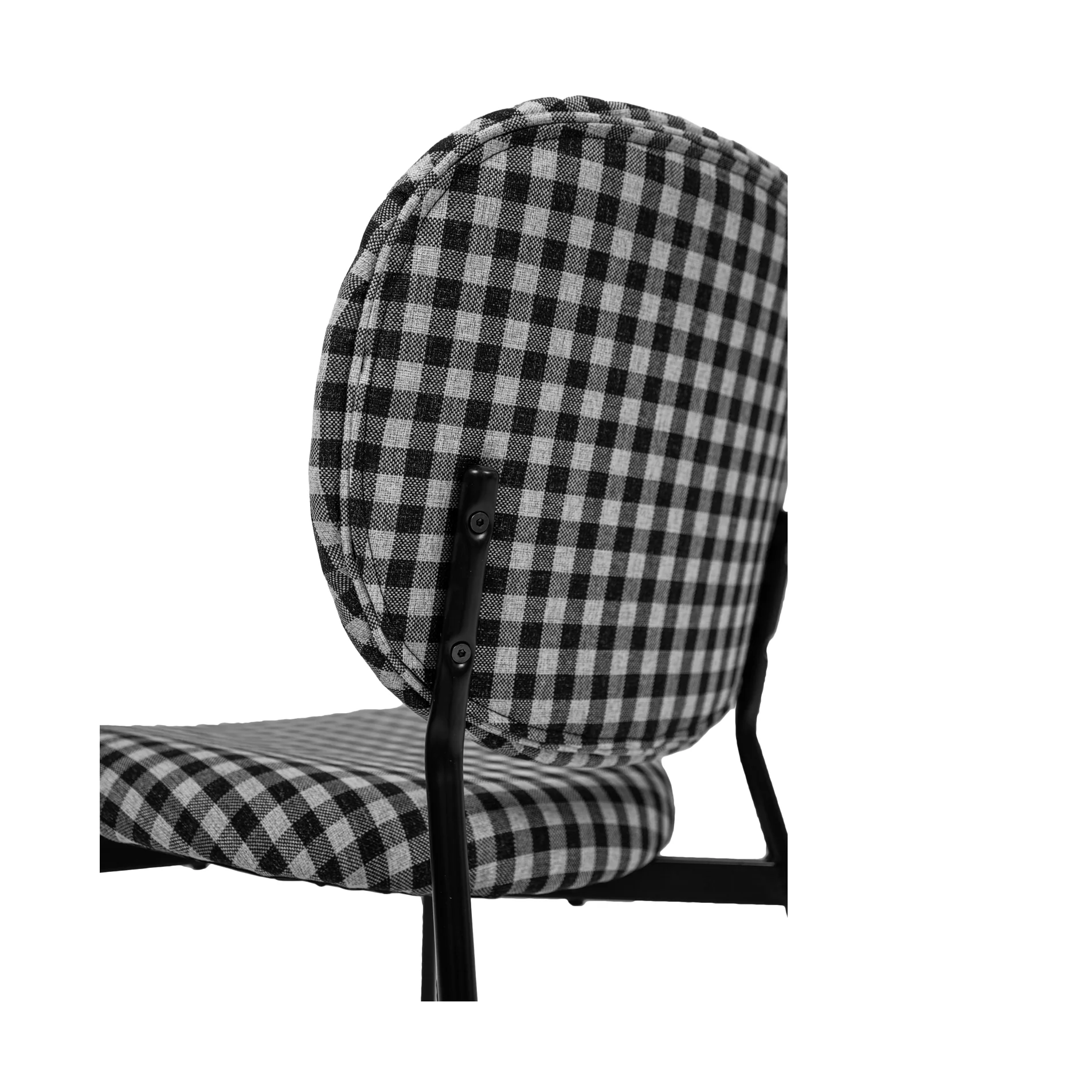 Vashi Dining Chair - Black 'n White Plaid - Image 13