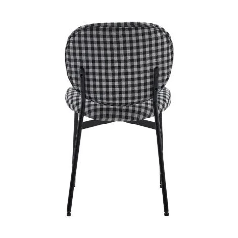 Vashi Dining Chair - Black 'n White Plaid - Image 6