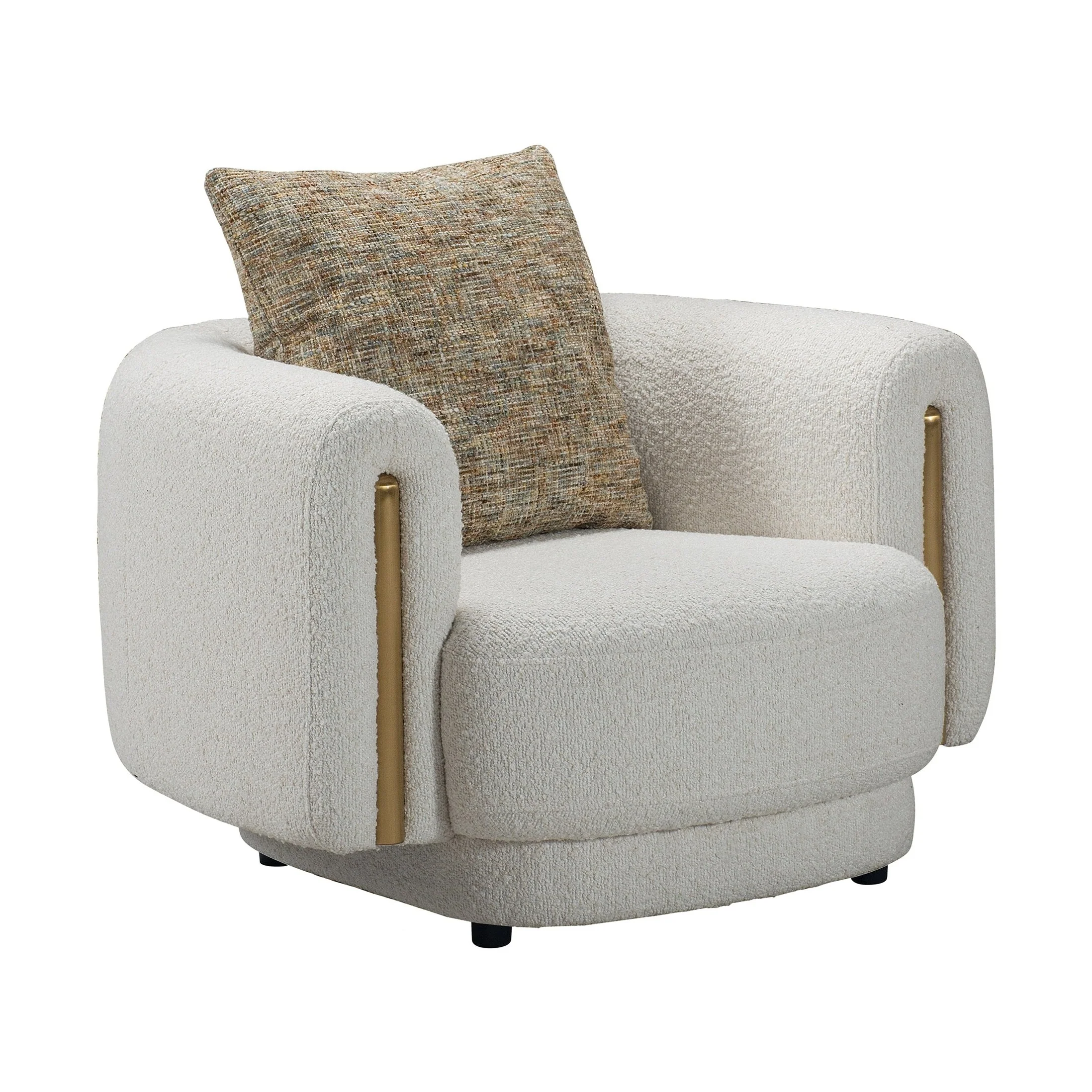 Velmora Upholstered Accent Chair - Image 3