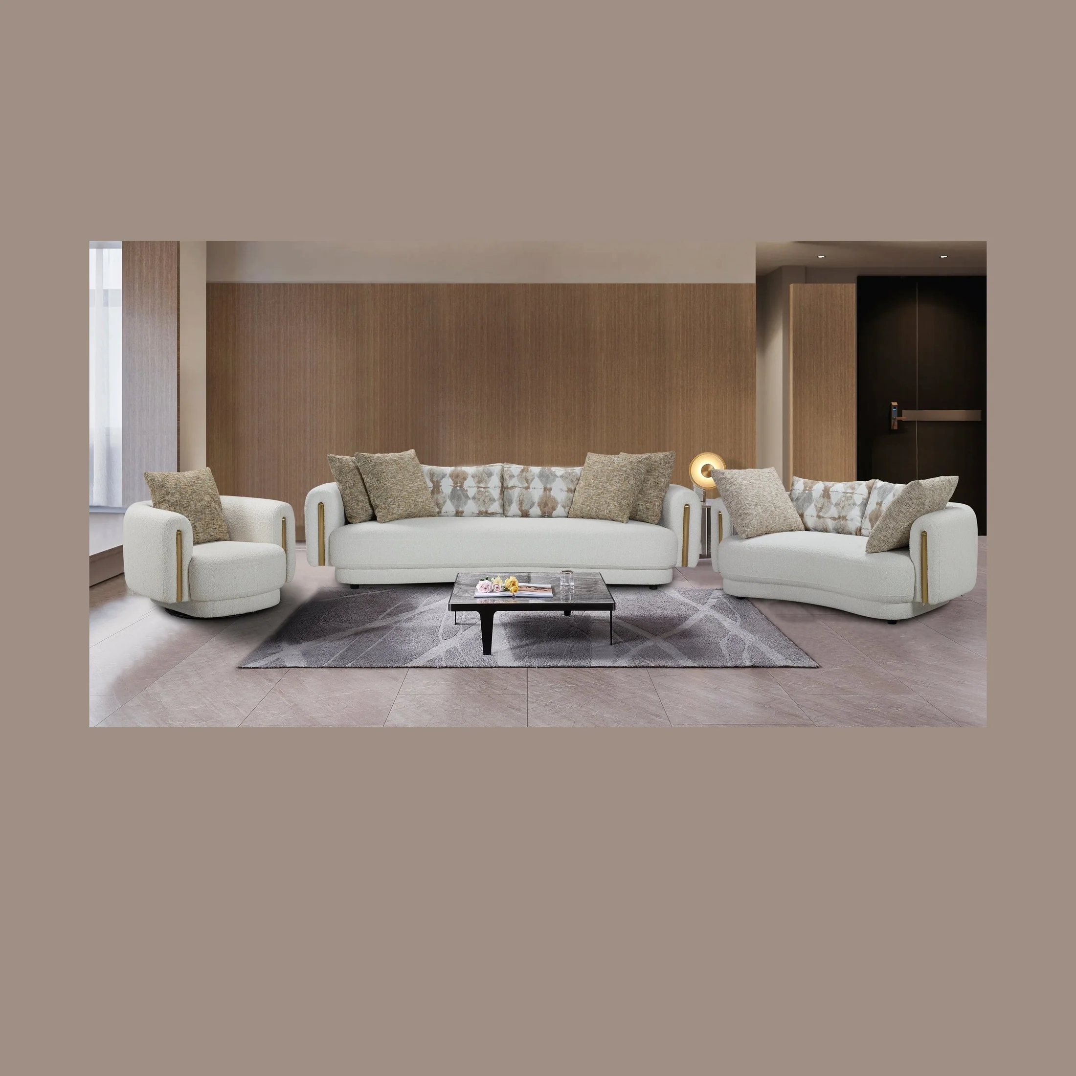 Velmora Upholstered Accent Chair - Image 9