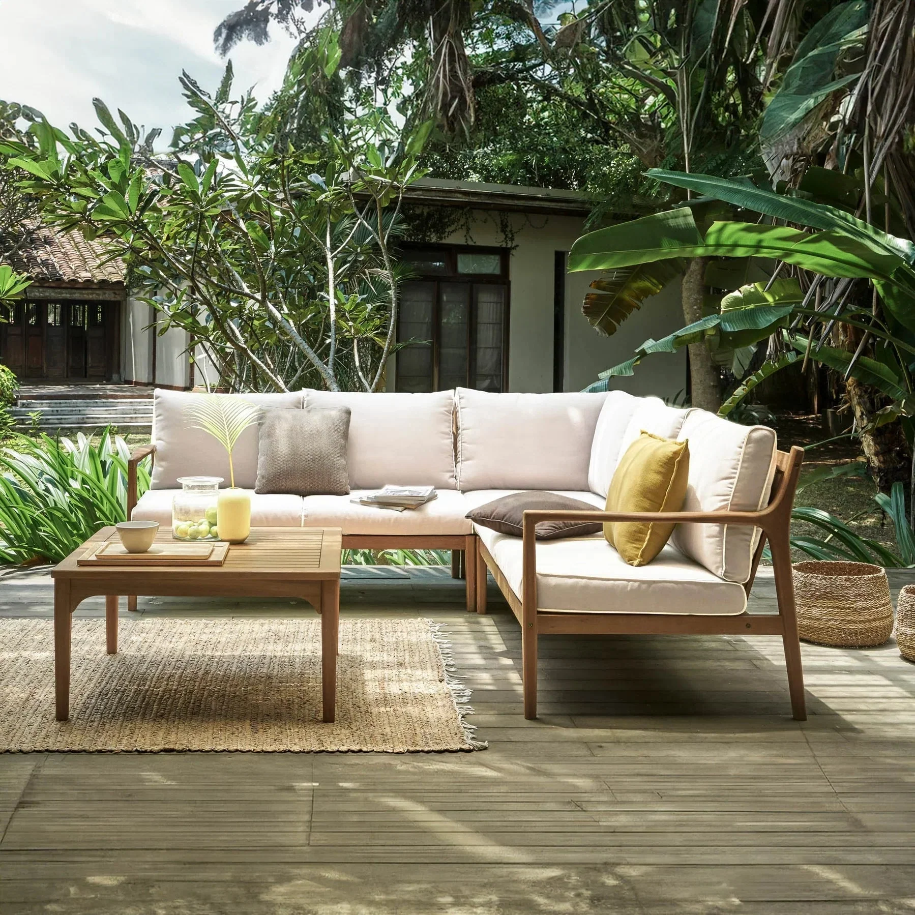 Velora Outdoor Square Coffee Table - Image 2