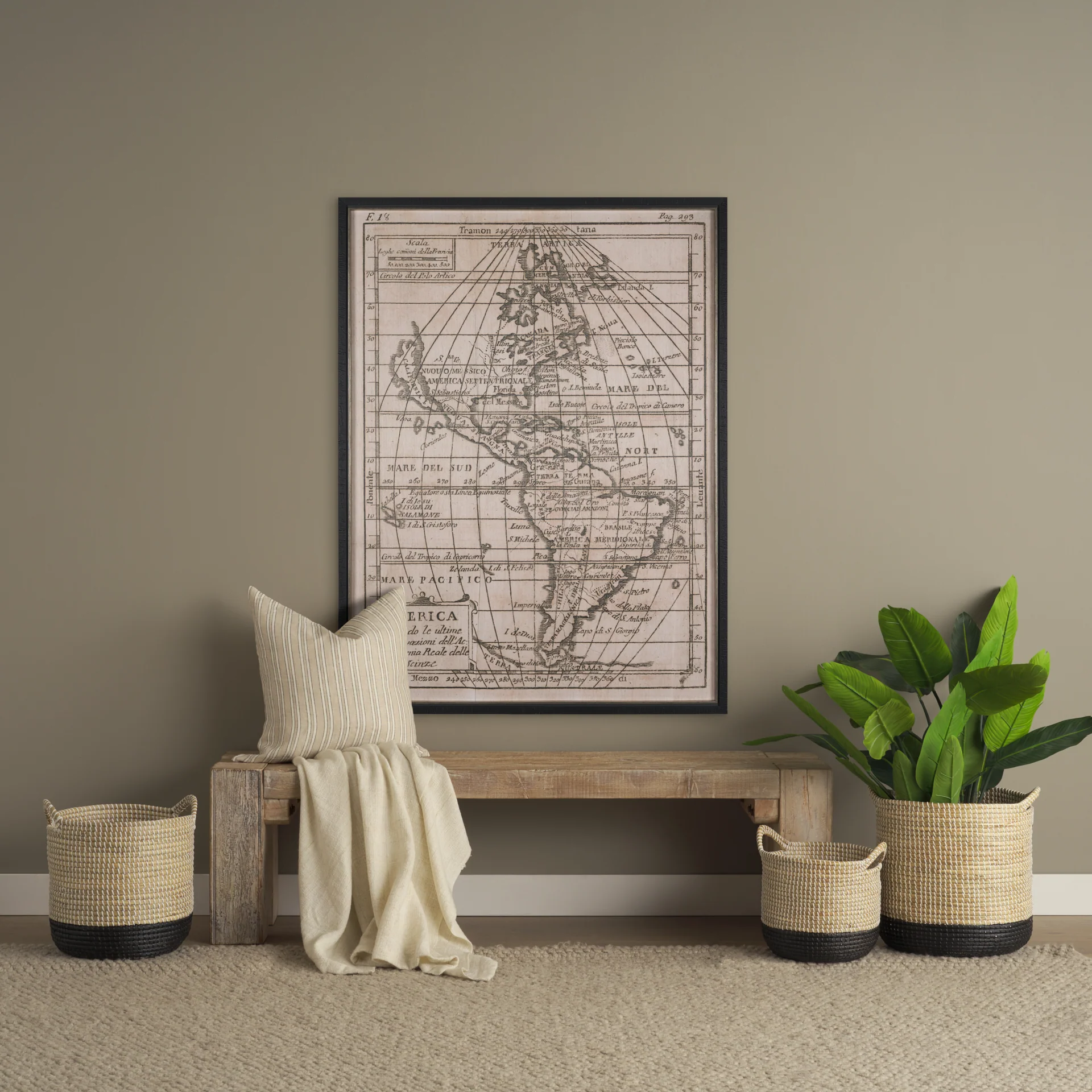 Vintage America by Wild Apple Portfolio a Hand Embellished Framed Art Print - Image 8
