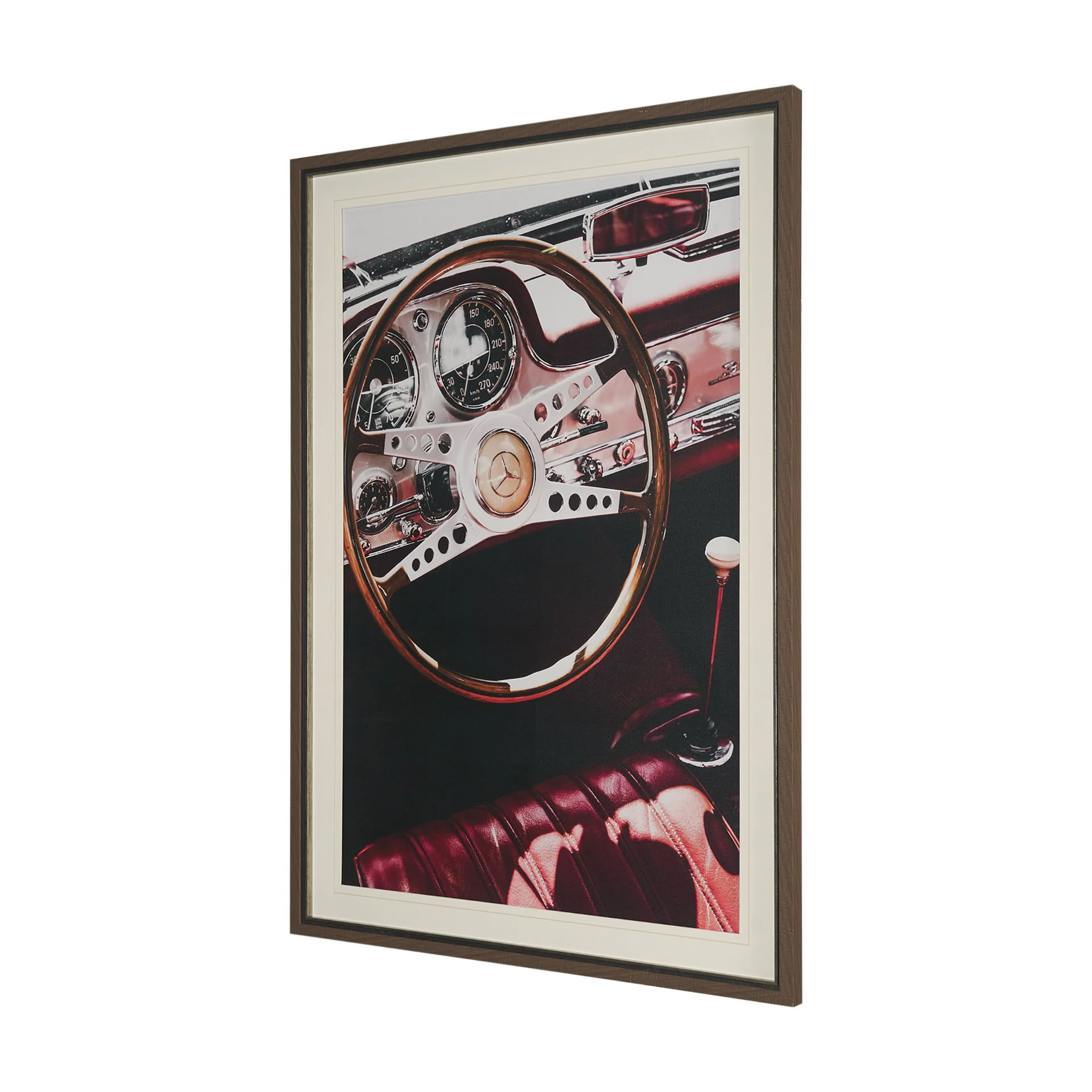 Vintage Car by Magda Izzard Textured Framed Art Print - Image 2