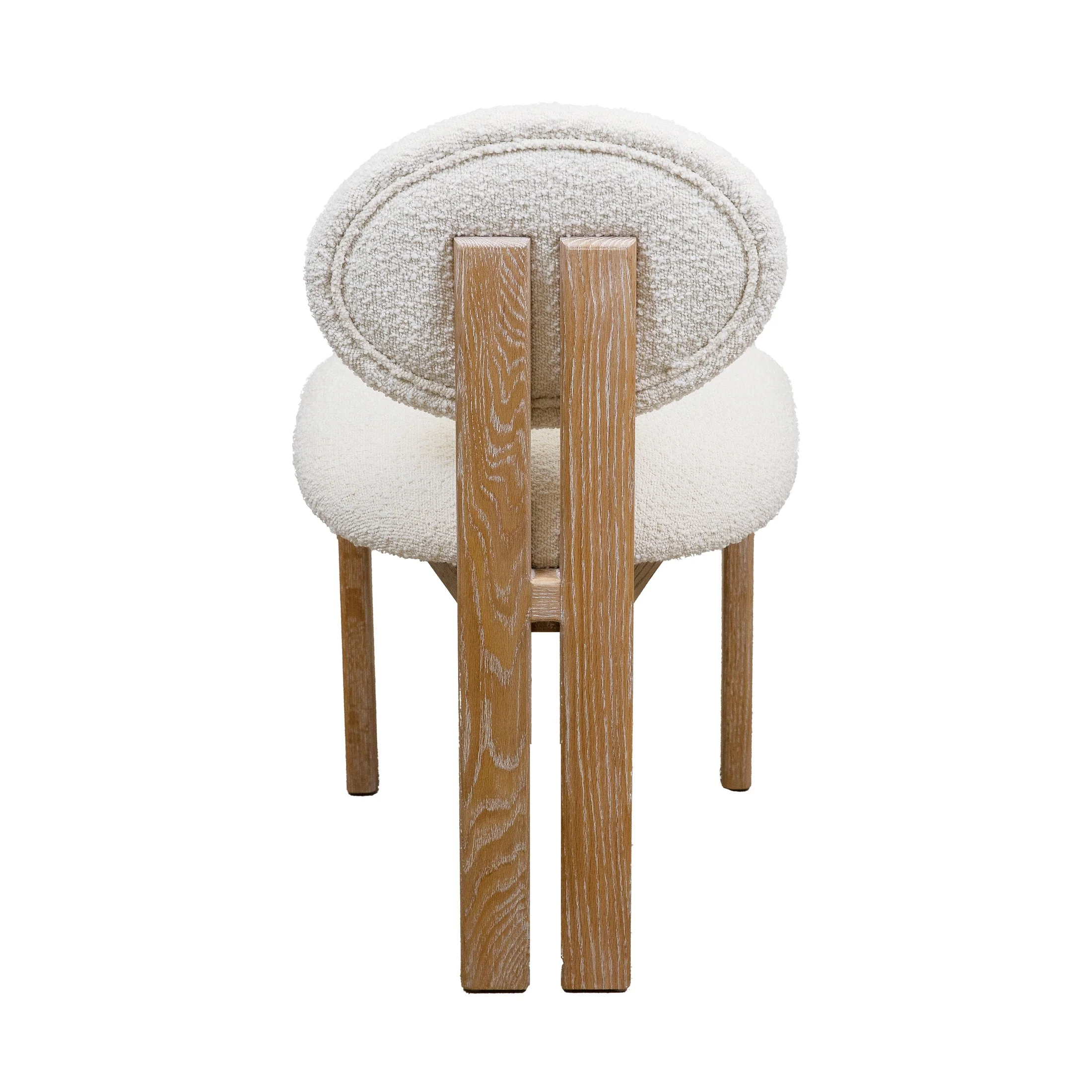 Vivara Solid Oak Wood Dining Chair - Image 7