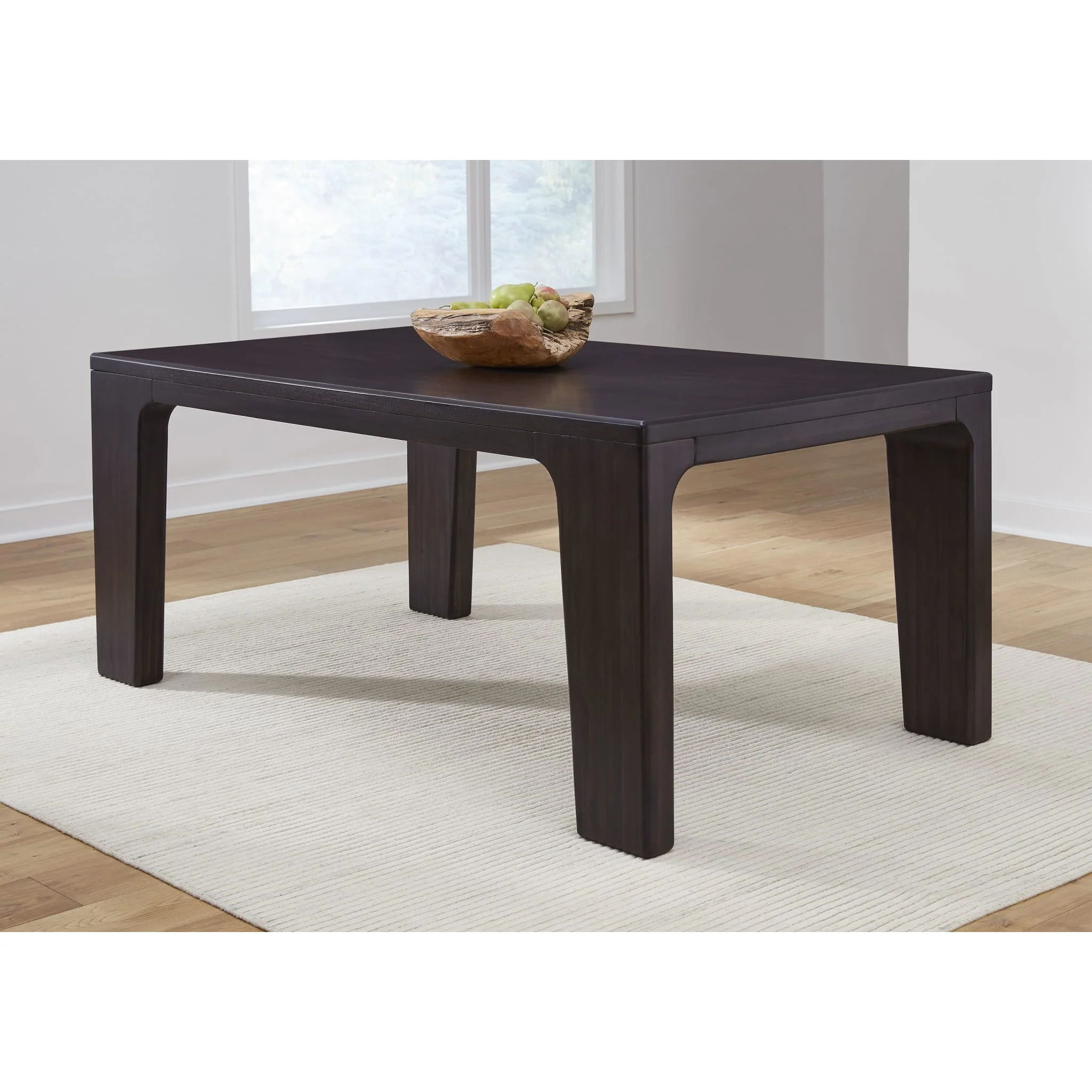 Zamba Rectangular Acacia Wood Dining Table – Jaguar Finish - Image 7