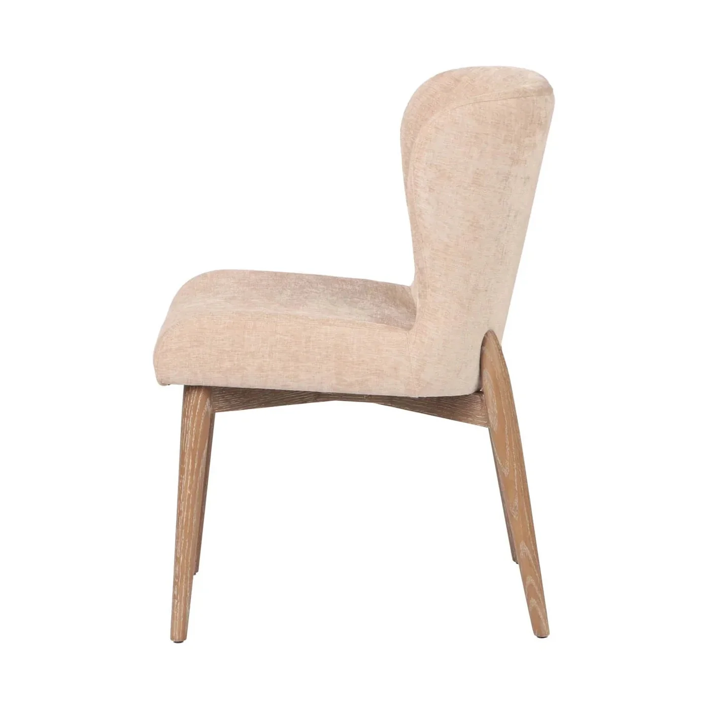 Zerwyn Dining Chair - Champagne Chenille - Image 4