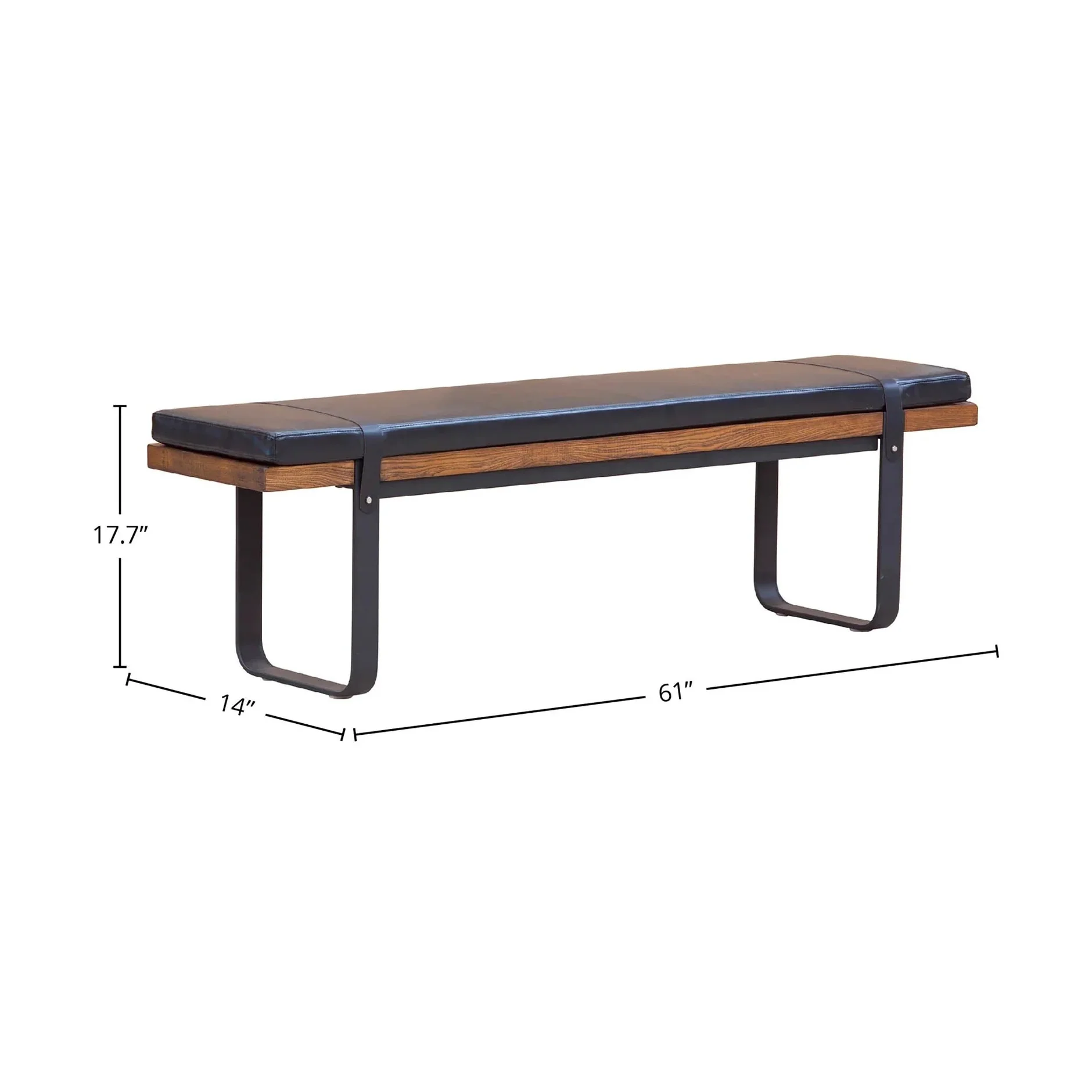 Zorena Upholstered Bench - Image 3